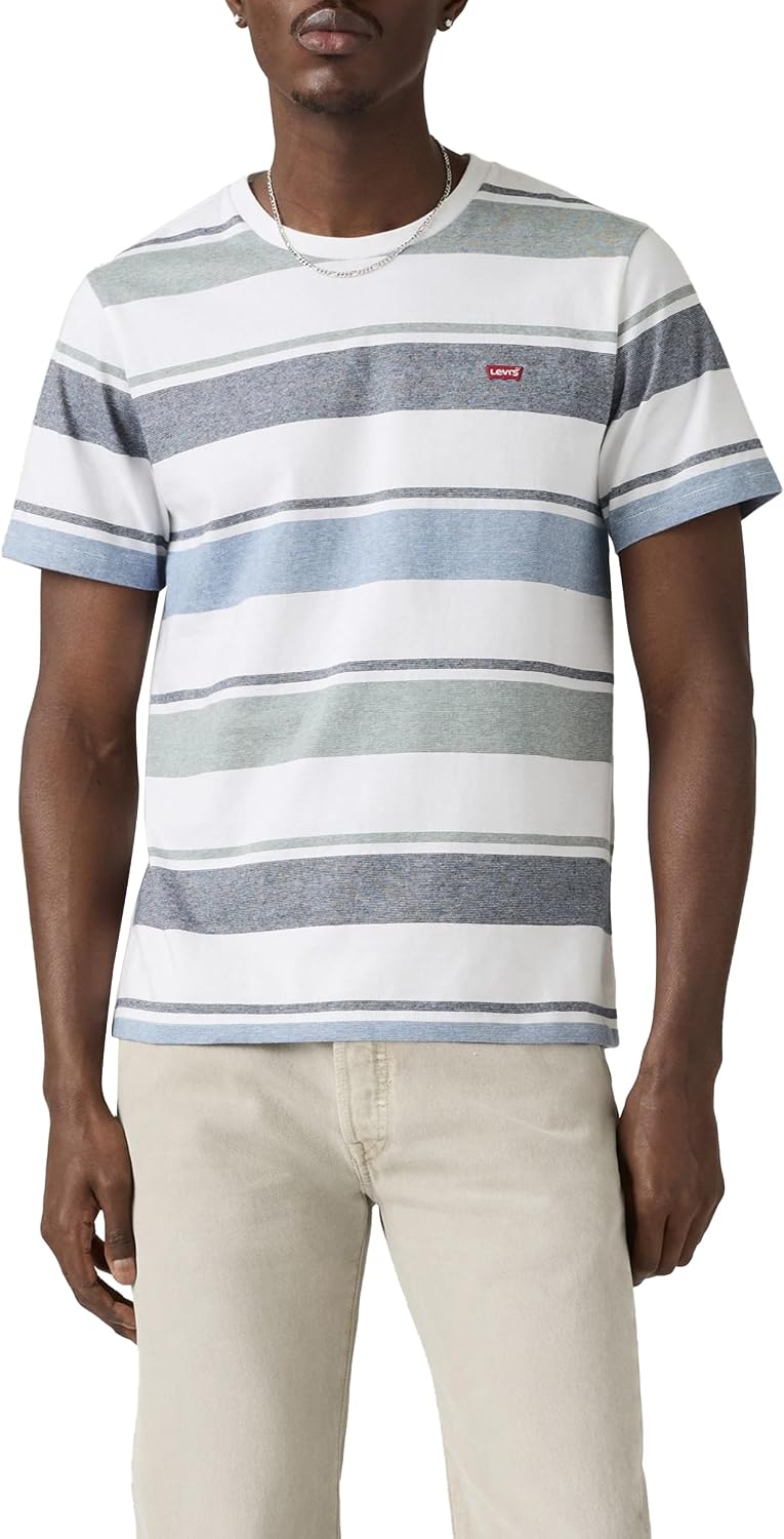 Detalle 2 de Levi's Original Housemark Tee - T‑Shirt Uomo in Cotone con Ricamo Housemark