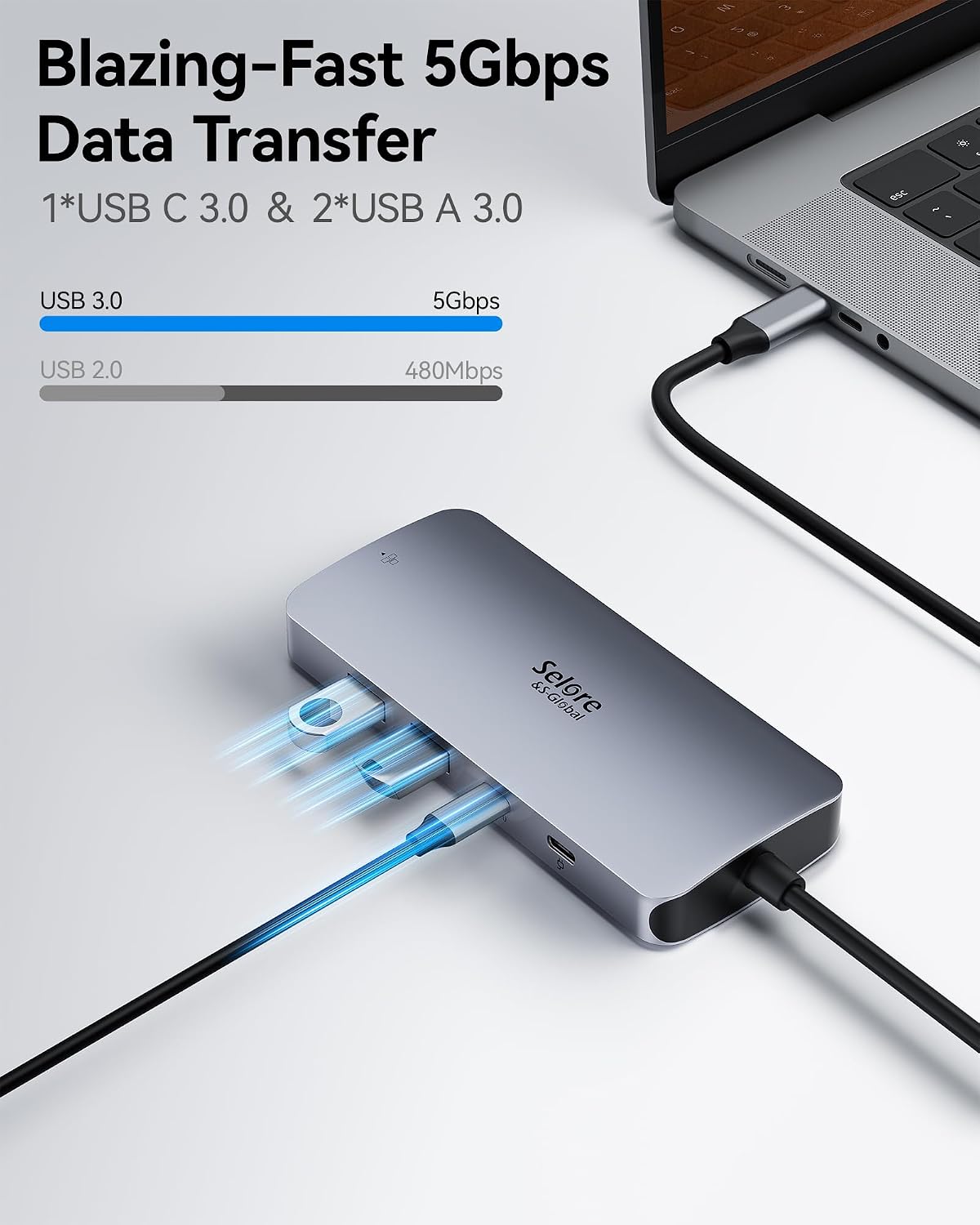 Thumbnail 6 de USB-C Docking Station Dual Monitor 8 in 1