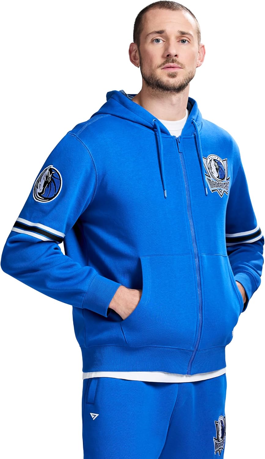 Detalle 2 de GAME 7 NBA X Men's Zip-Up Hooded Fleece Sweatshirt