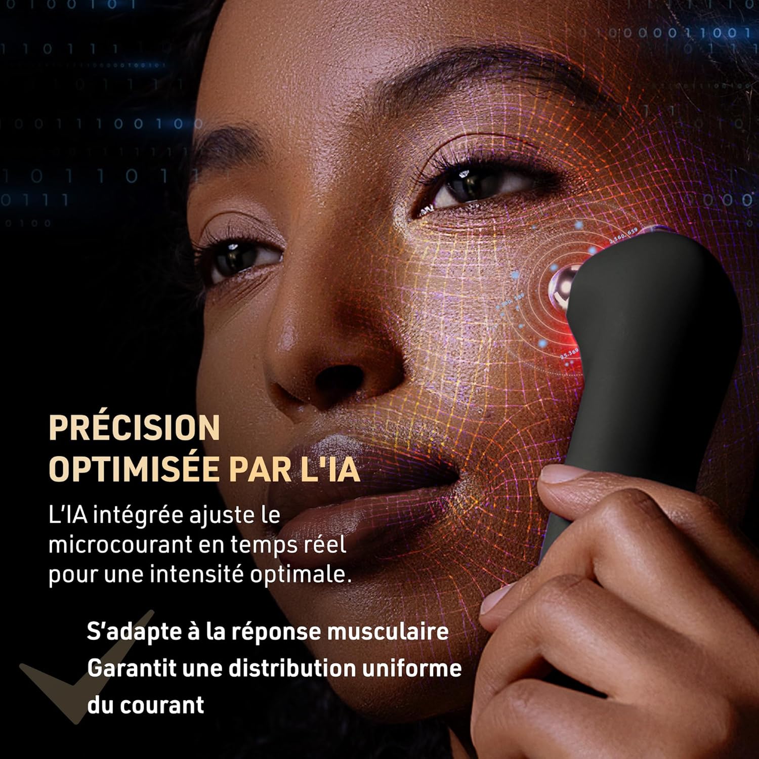 Thumbnail 3 de FAQ 402 Appareil lifting visage à double microcourant (électroporation & lumières rouge, bleue, infrarouge)