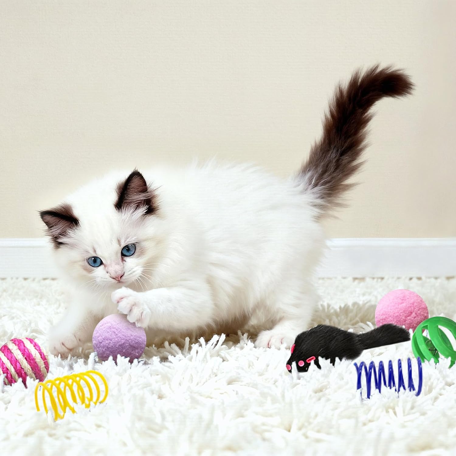 Thumbnail 6 de AGYM Cat Toys for Indoor Cats – 35 Pack Interactive Toy Set