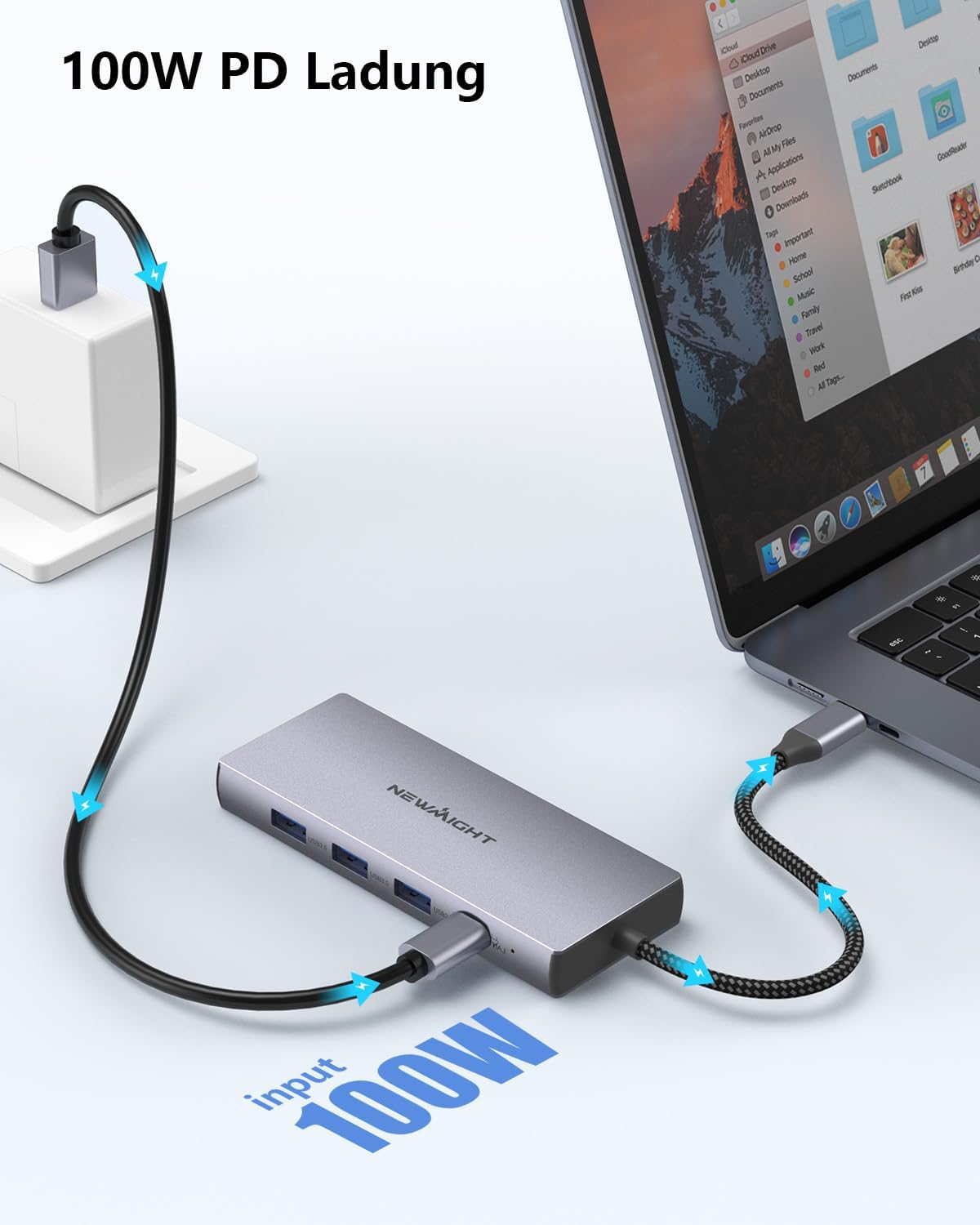 Thumbnail 5 de Newmight Docking Station Dual 100W