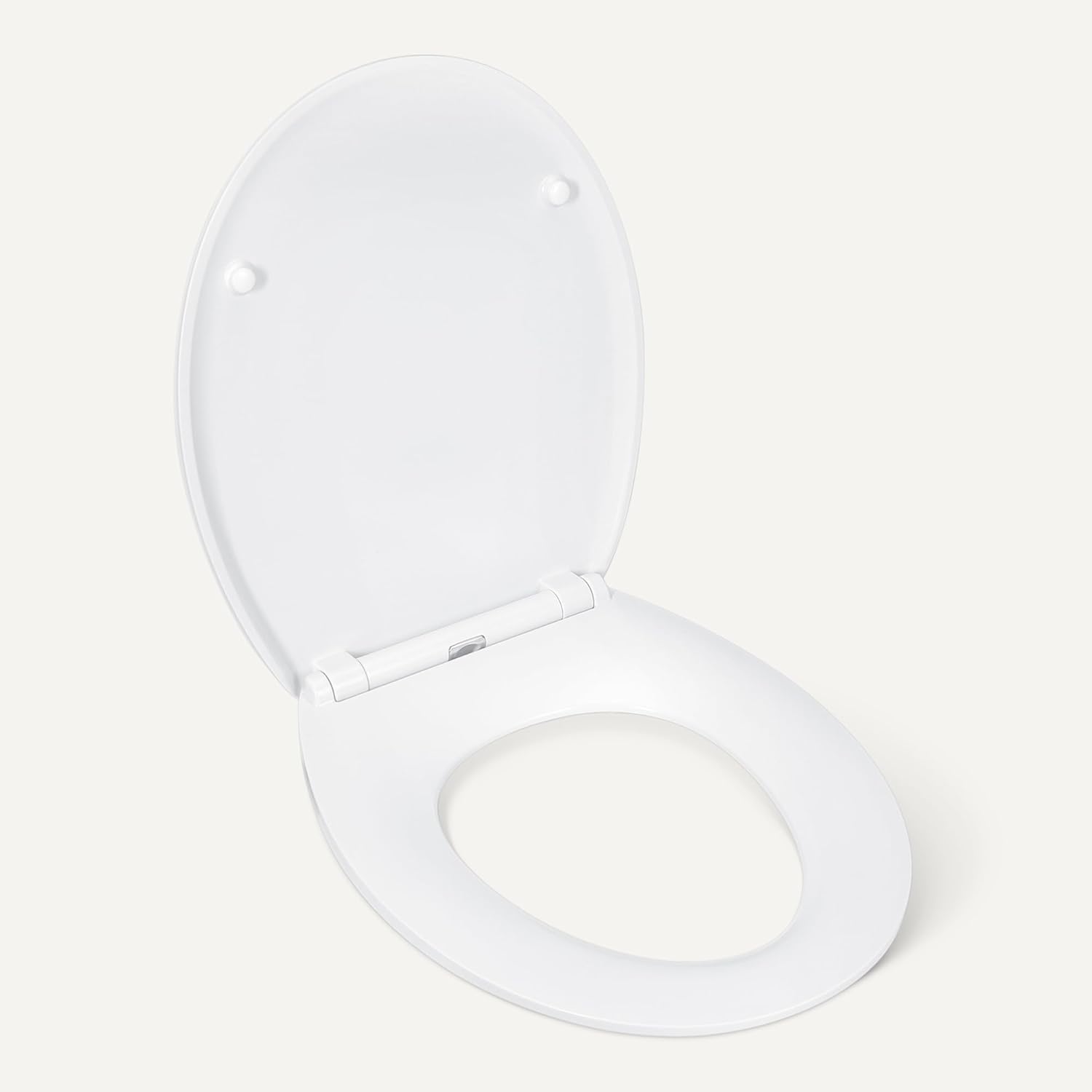 Thumbnail 2 de Amazon Basics O-Shape Toilet Seat with Soft-Close, Quick-Release Hinges and Universal Fit