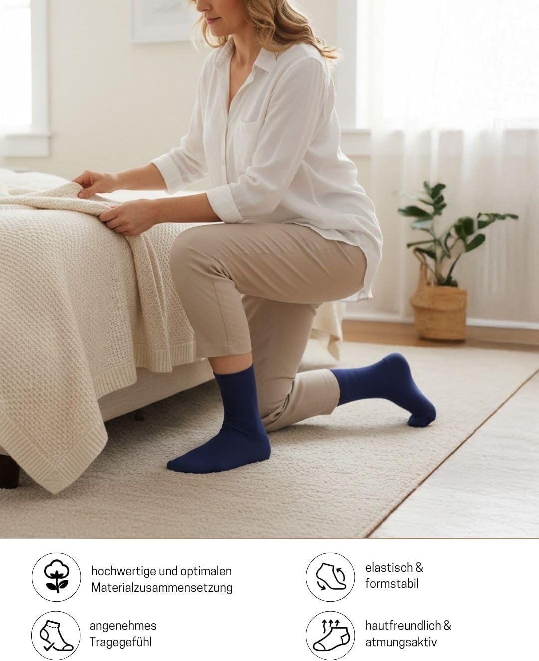 Thumbnail 4 de sockenkauf24 Diabetikersocken 6 Paar 97% Baumwolle