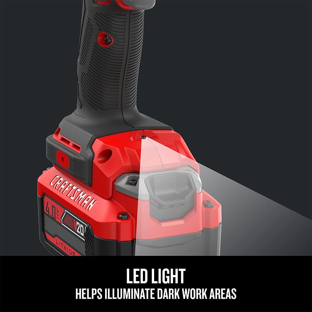 Thumbnail 5 de CRAFTSMAN CMCF900M1 1/2" Cordless Impact Wrench with 4Ah Battery