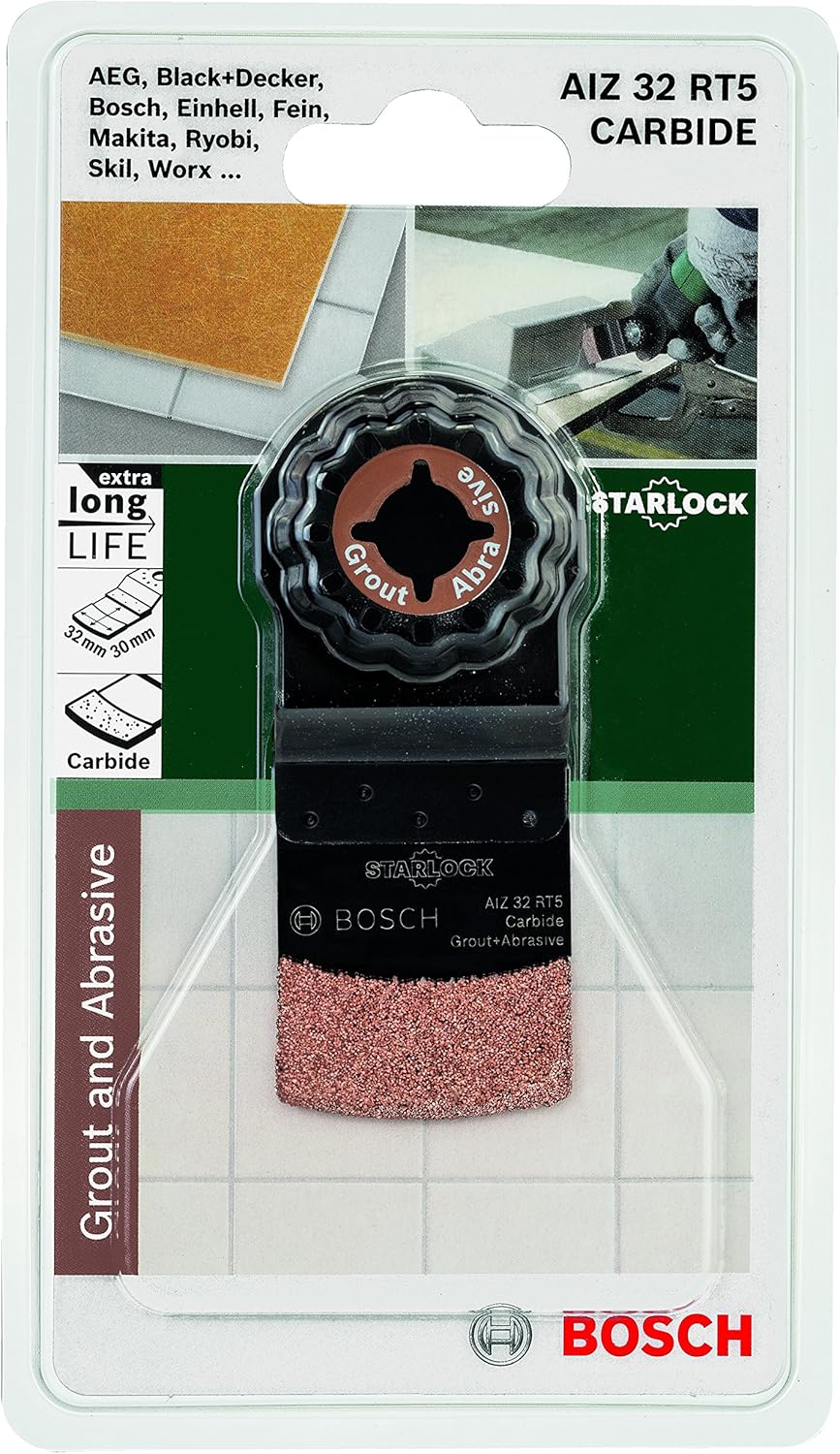 Detalle 2 de Bosch Home and Garden 2609256C48 – Accessorio multiutensile AIZ 32 RT5 per tagli in materiali abrasivi