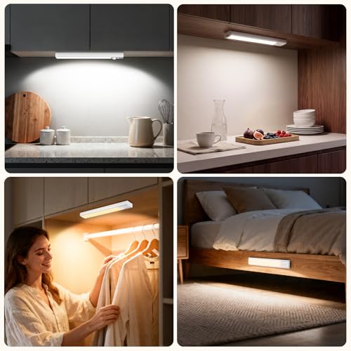 Detalle 2 de daphomeu 5 Pack Rechargeable Under Cupboard Kitchen Lights (3 Colours)