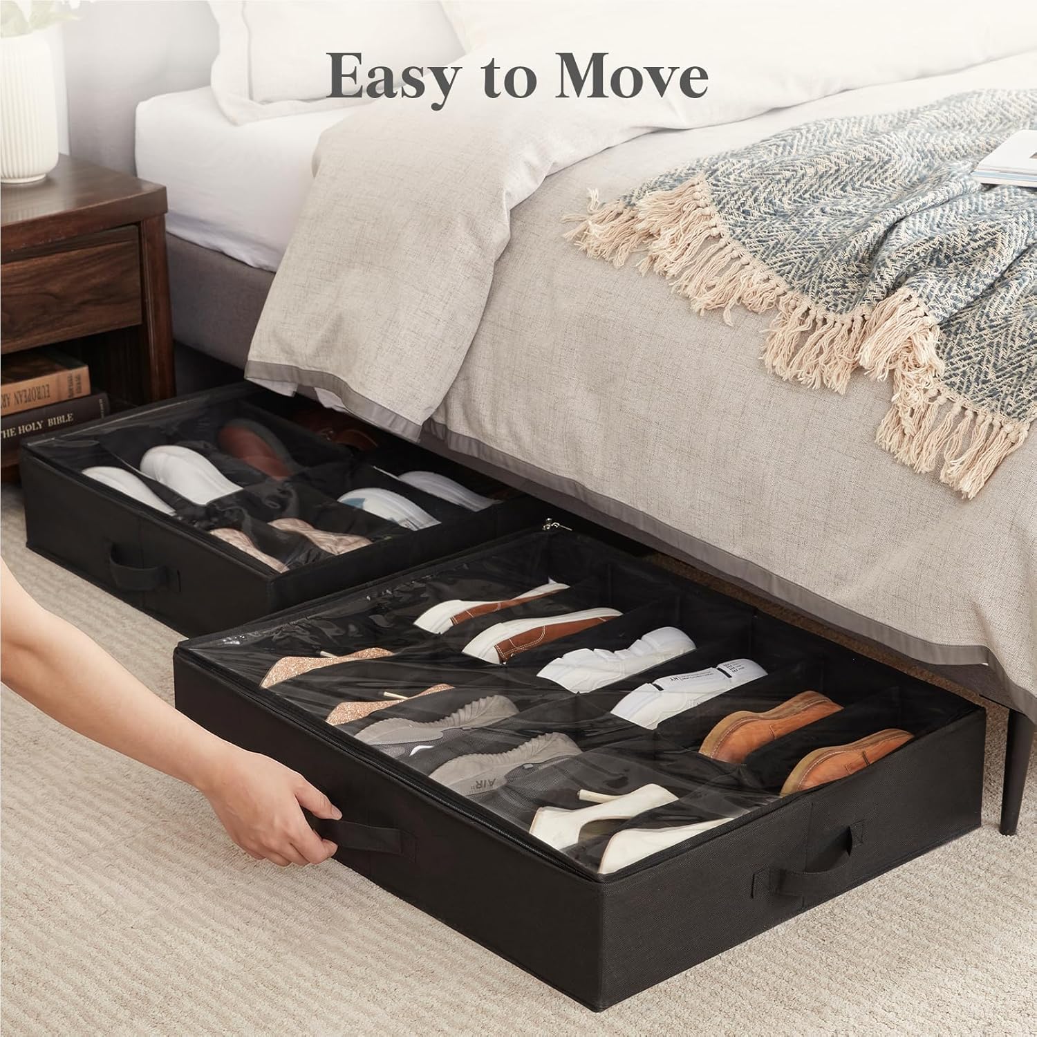 Thumbnail 6 de Lifewit Under Bed Shoe Organizer 24 pairs