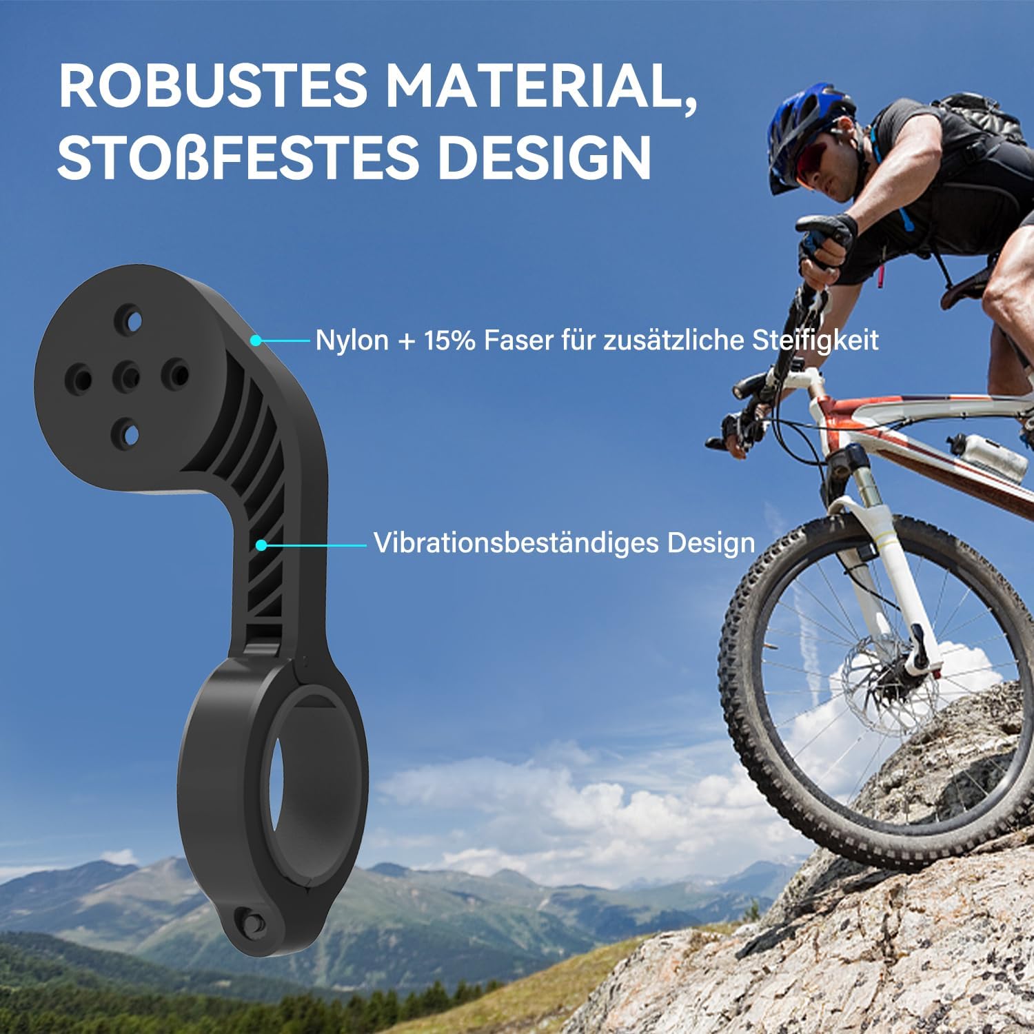 Thumbnail 2 de CYCPLUS Z1 Fahrradcomputer-Halterung für Lenker (31,8 mm)