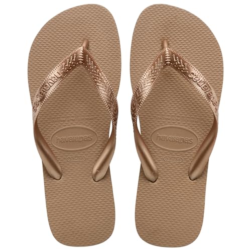 Detalle de Havaianas Top Tiras Mujer Chanclas Oro Rosa 37/38 EU