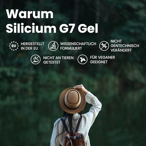 Thumbnail 4 de Silicium G7 Körpergel – hochkonzentriertes Silizium für Gelenke, Muskeln und Haut (500 ml)