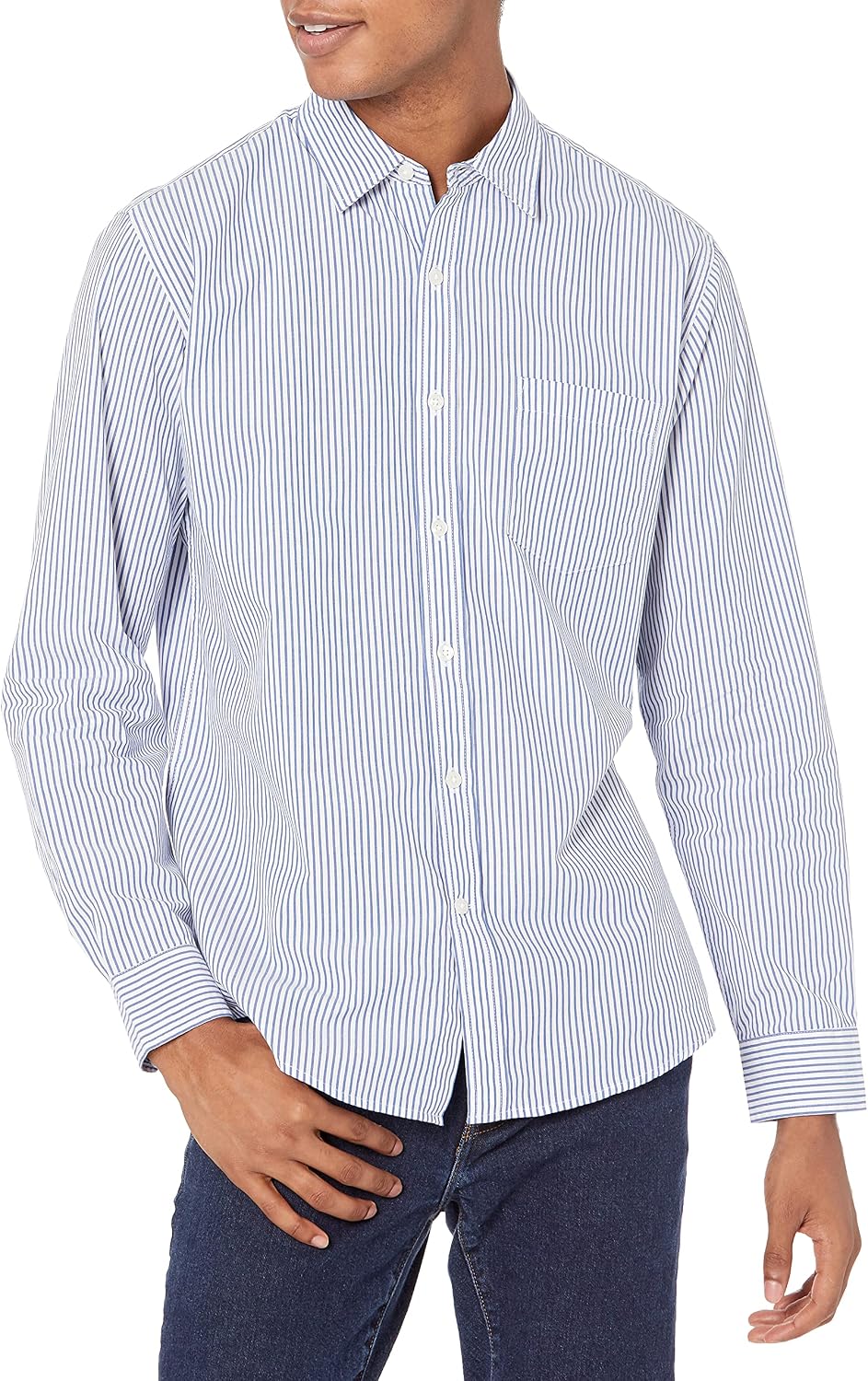 Detalle de Amazon Essentials Camicia casual in popeline