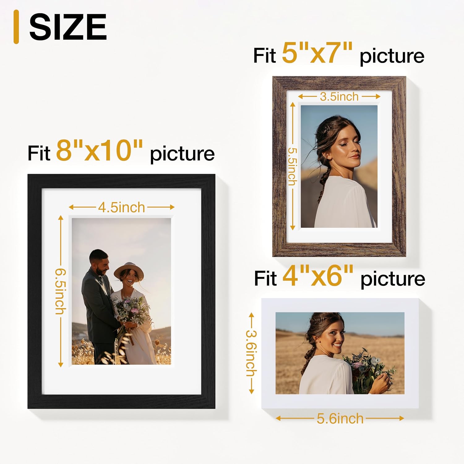 Thumbnail 2 de Vittanly Picture Frame Set, 15-Piece