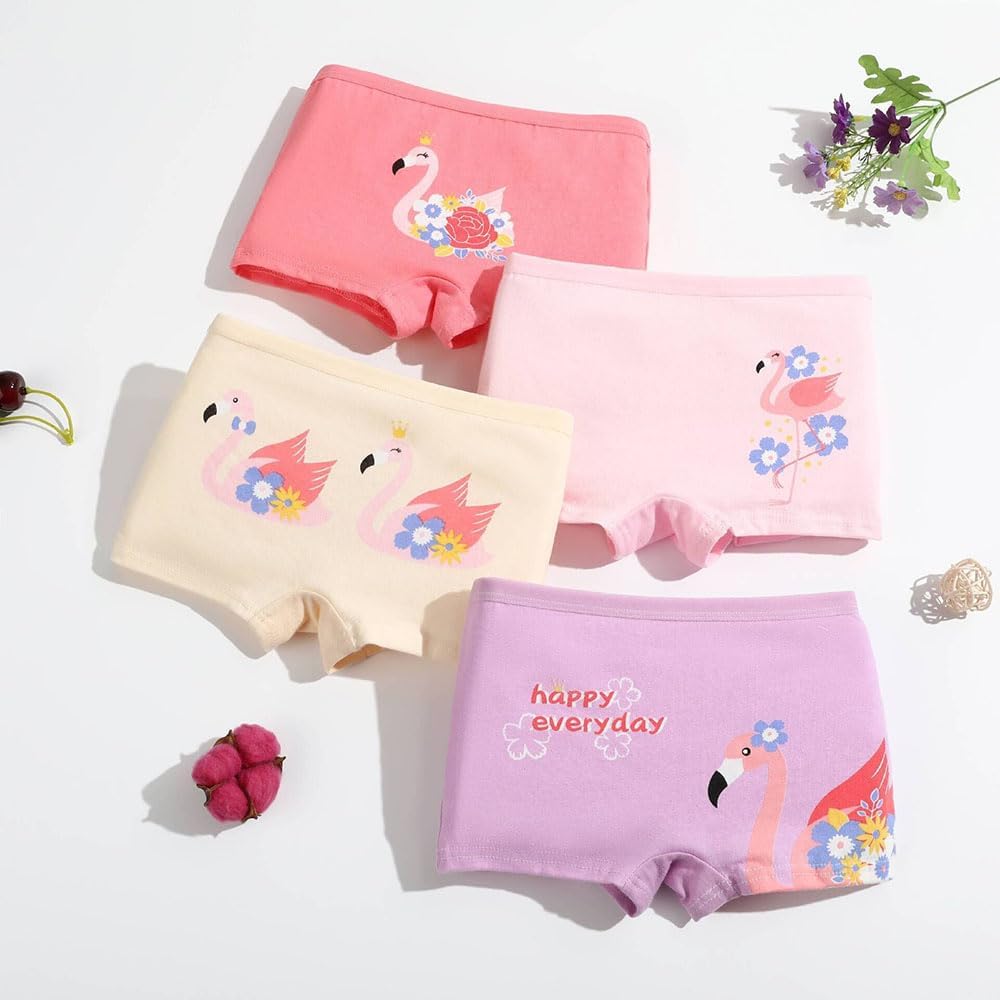 Thumbnail 3 de FedMois Girls Cotton Boxer Briefs Underpants Pack of 12