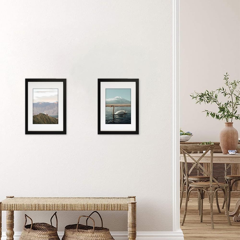 Thumbnail 6 de RUN HELIX Bilderrahmen 40x60 Schwarz mit Acrylglas und Passepartout (für Poster, Bilder & Diplome)