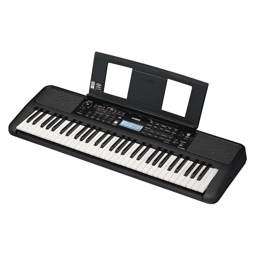 Detalle de Yamaha PSR-E383: Tastiera portatile per principianti con 61 tasti e lezioni Yamaha incluse