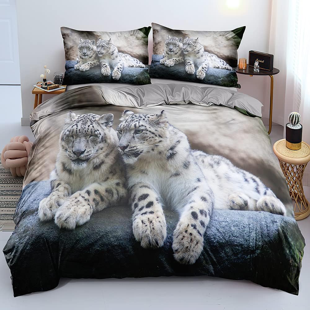 Imagen de DXHOME Leopardenmuster Bettwäsche 200x220 en OfertitasTOP