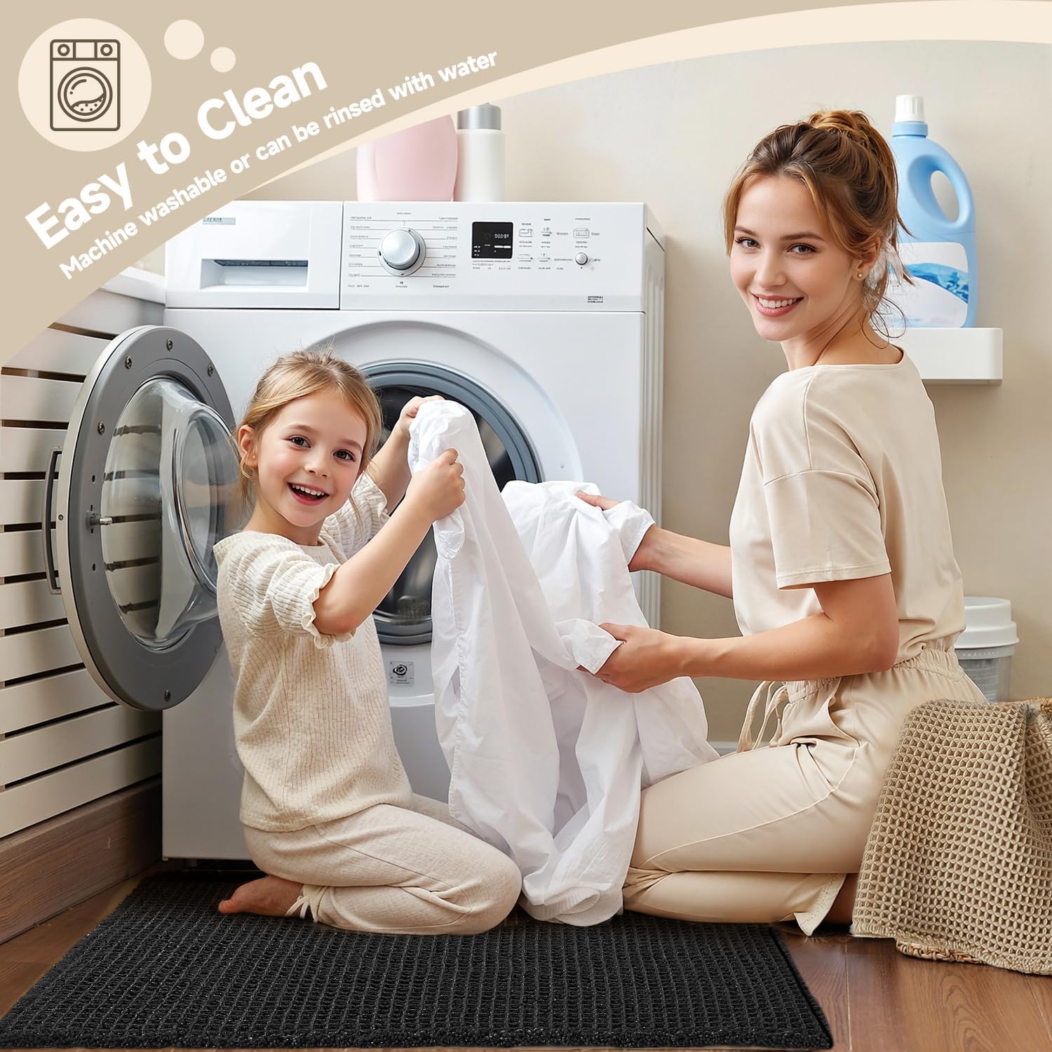 Detalle 2 de TYUU Waffle Bath Mat 30" x 20