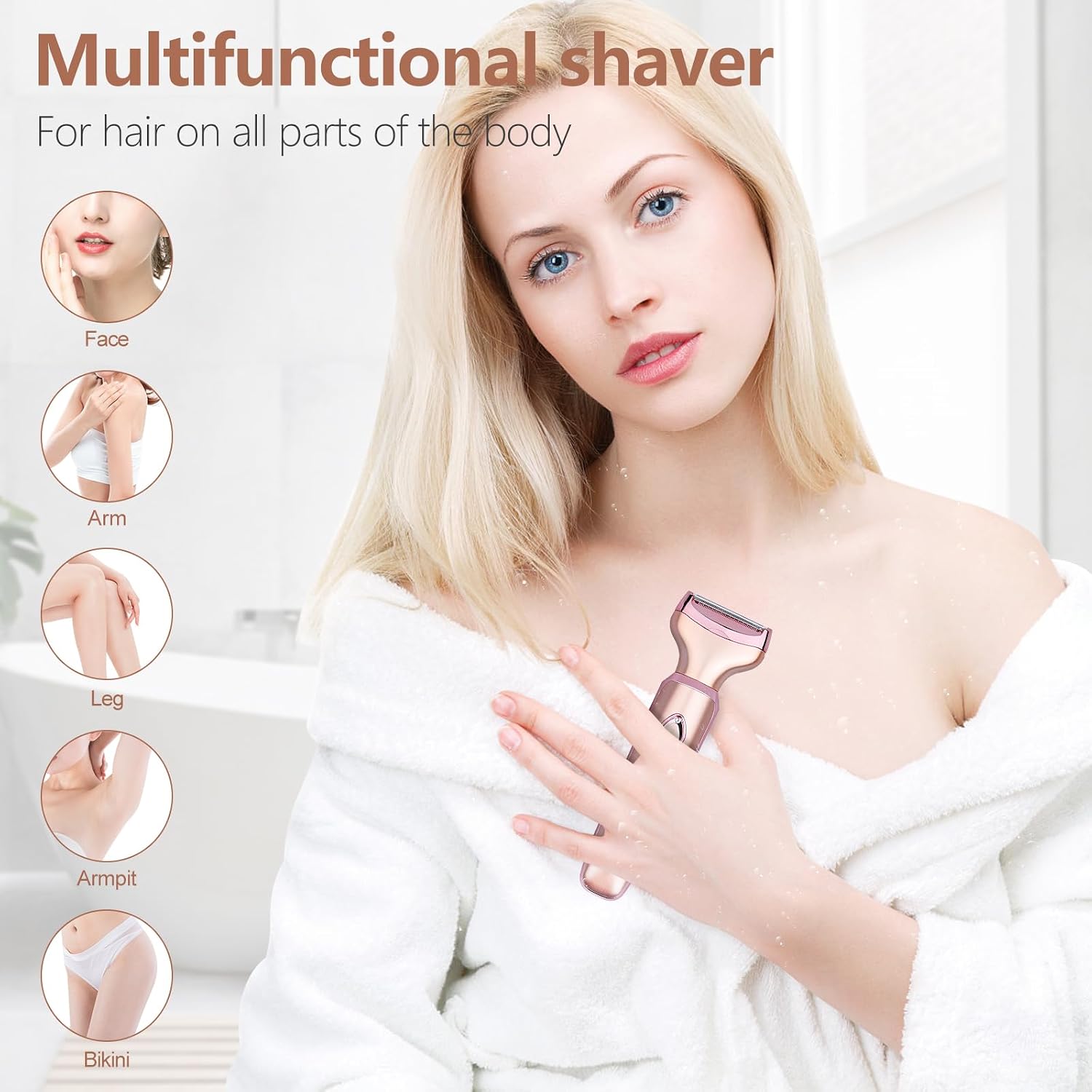 Thumbnail 1 de Lady Shaver for Women 2-in-1 Electric Shaver — Wet & Dry, USB Rechargeable
