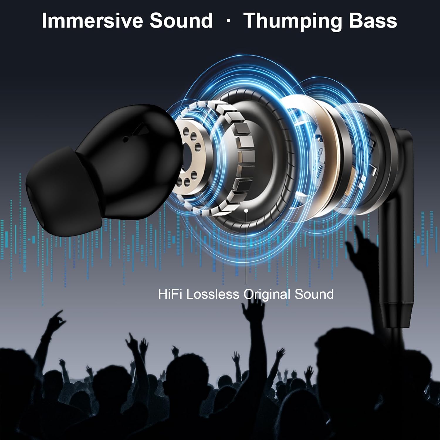 Thumbnail 2 de USB-C Wired Earbuds 3.5 mm? Microphone