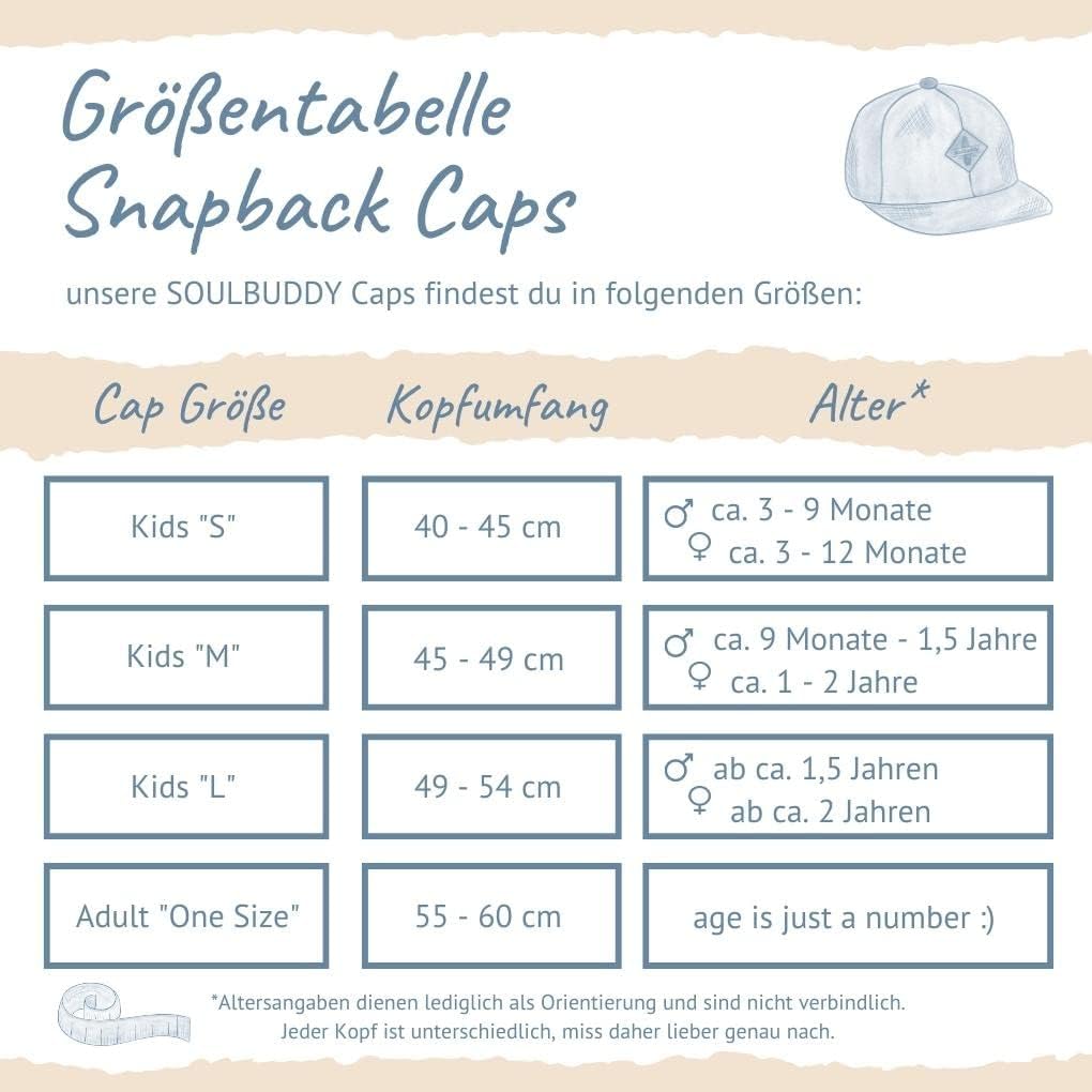 Thumbnail 1 de Soulbuddy „Vater Sohn“ Baseball Cap Set (2er Partnerlook) – Herren & Kinder Snapback Bundle, One Size + 1 Kinder Cap