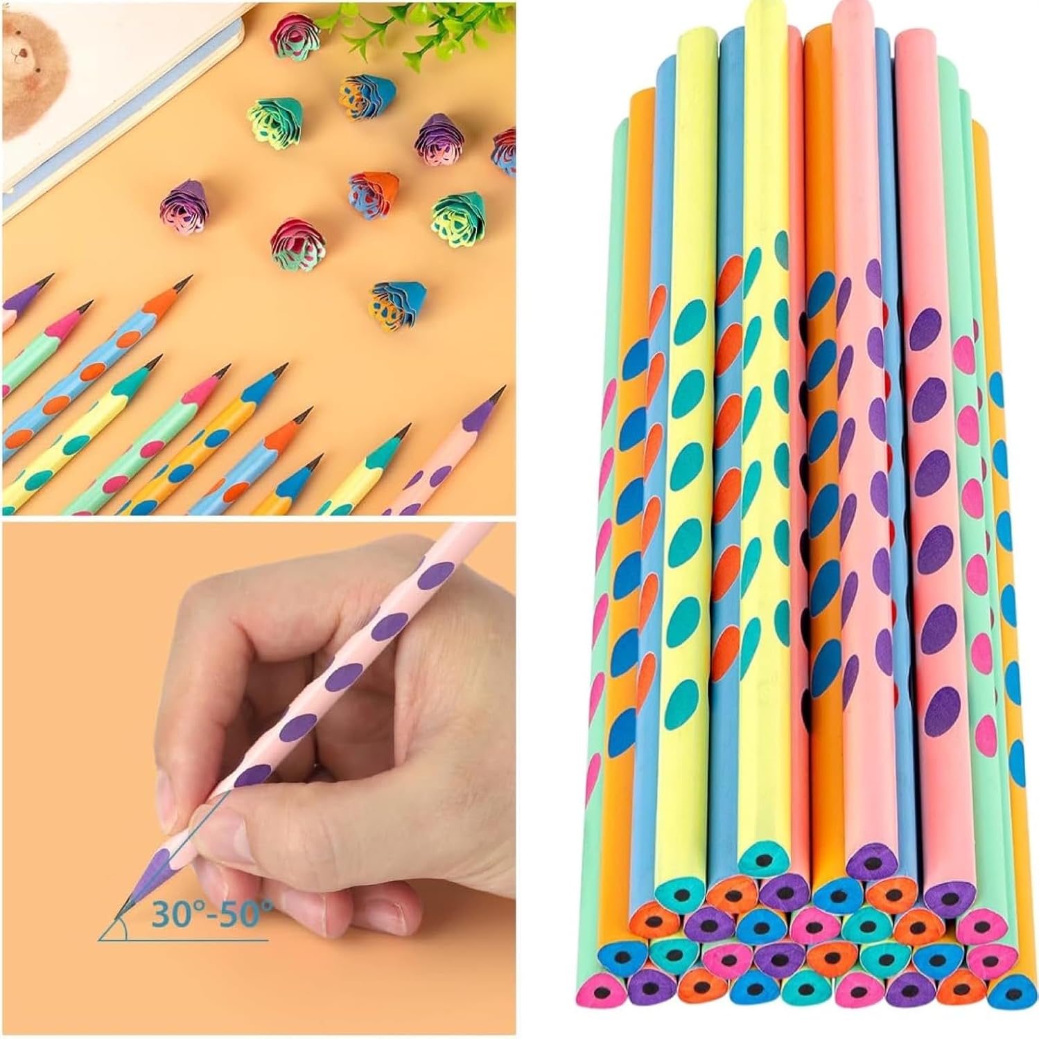 Thumbnail 5 de Kaimirui Matite Triangolari 40 pezzi ✏️