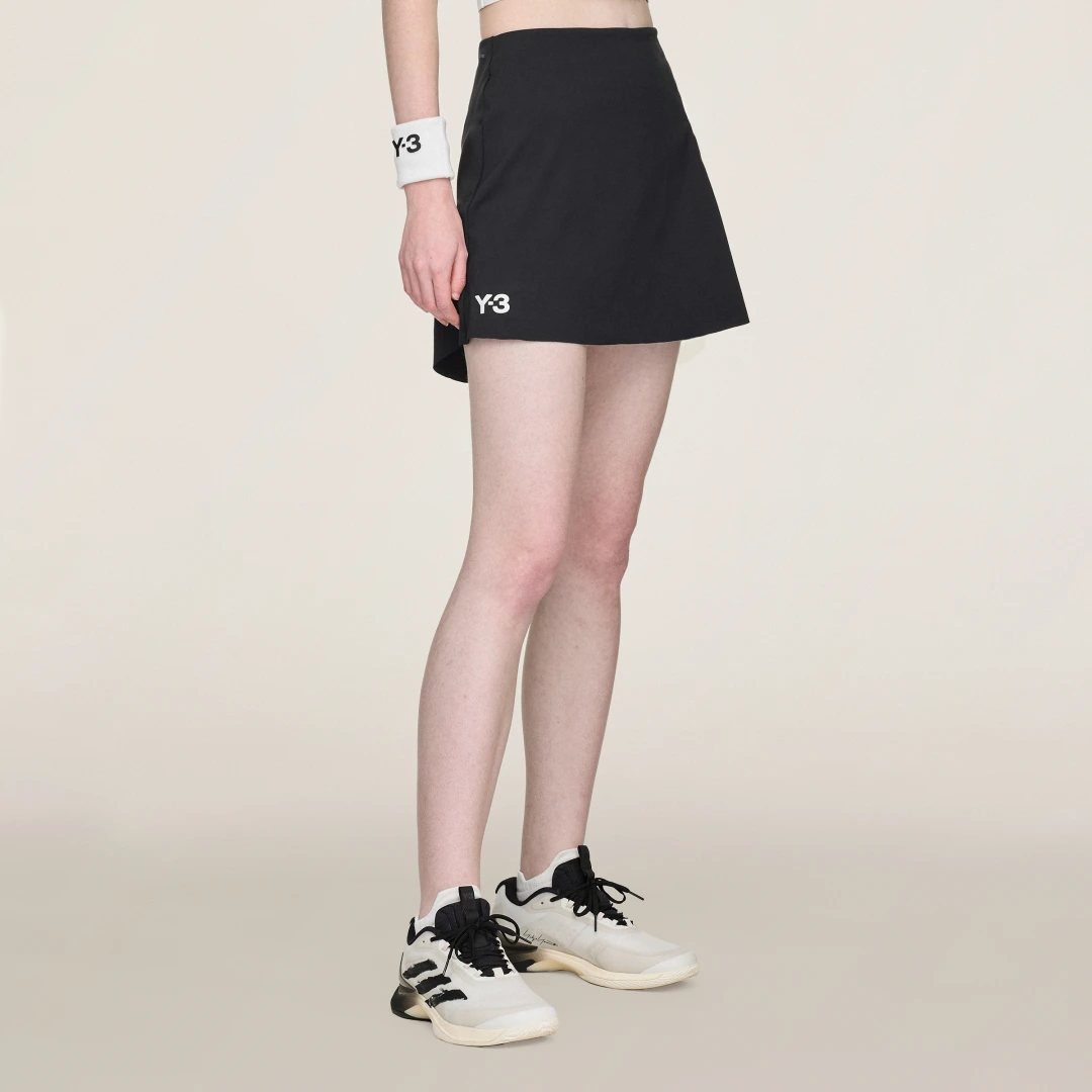 Detalle 2 de Falda de tenis Y-3 Pro Match de Adidas (negro)