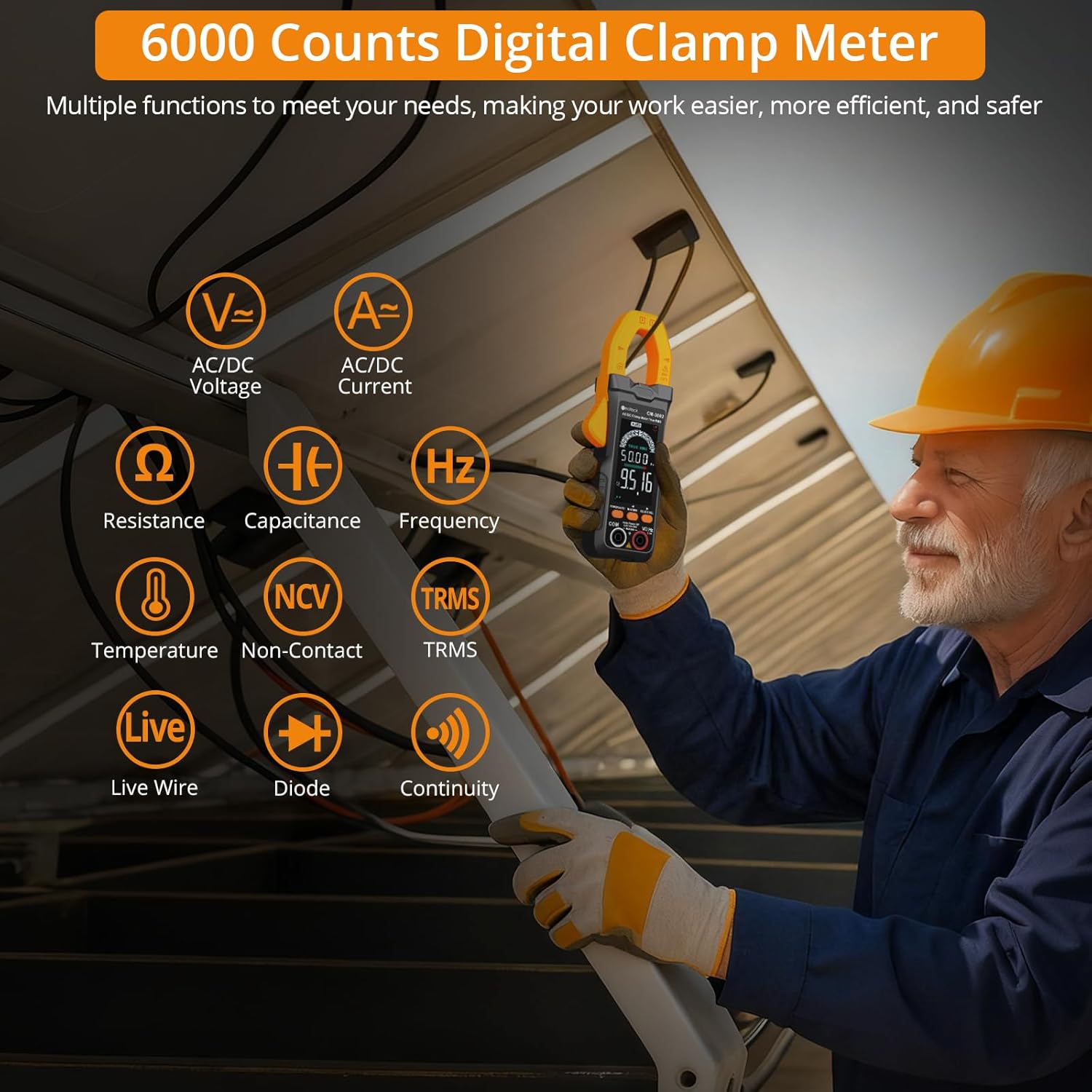 Detalle 2 de Neoteck smart clamp meter 800A TRMS