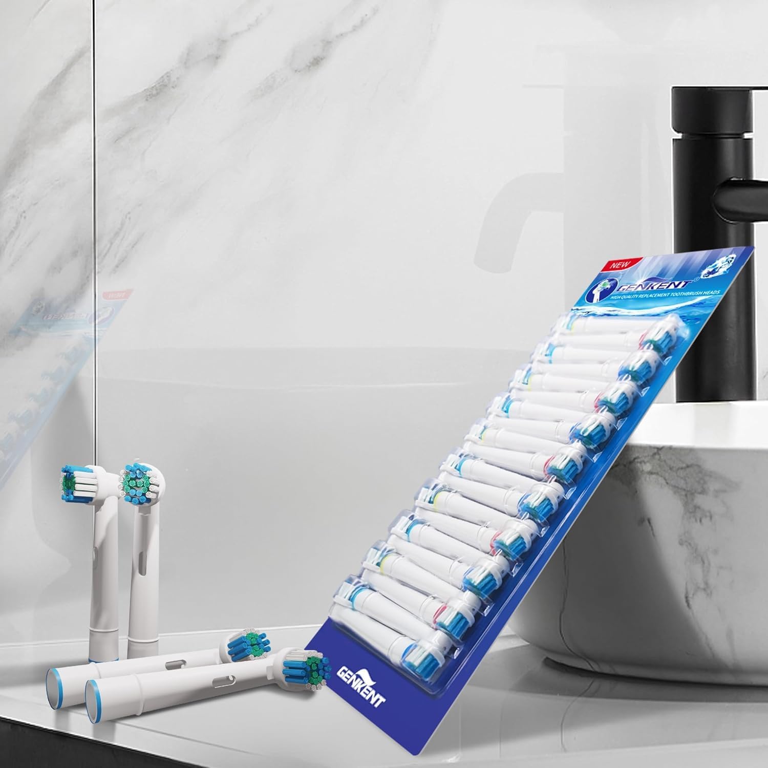 Detalle 2 de GENKENT Recambios cepillos Oral B Pro