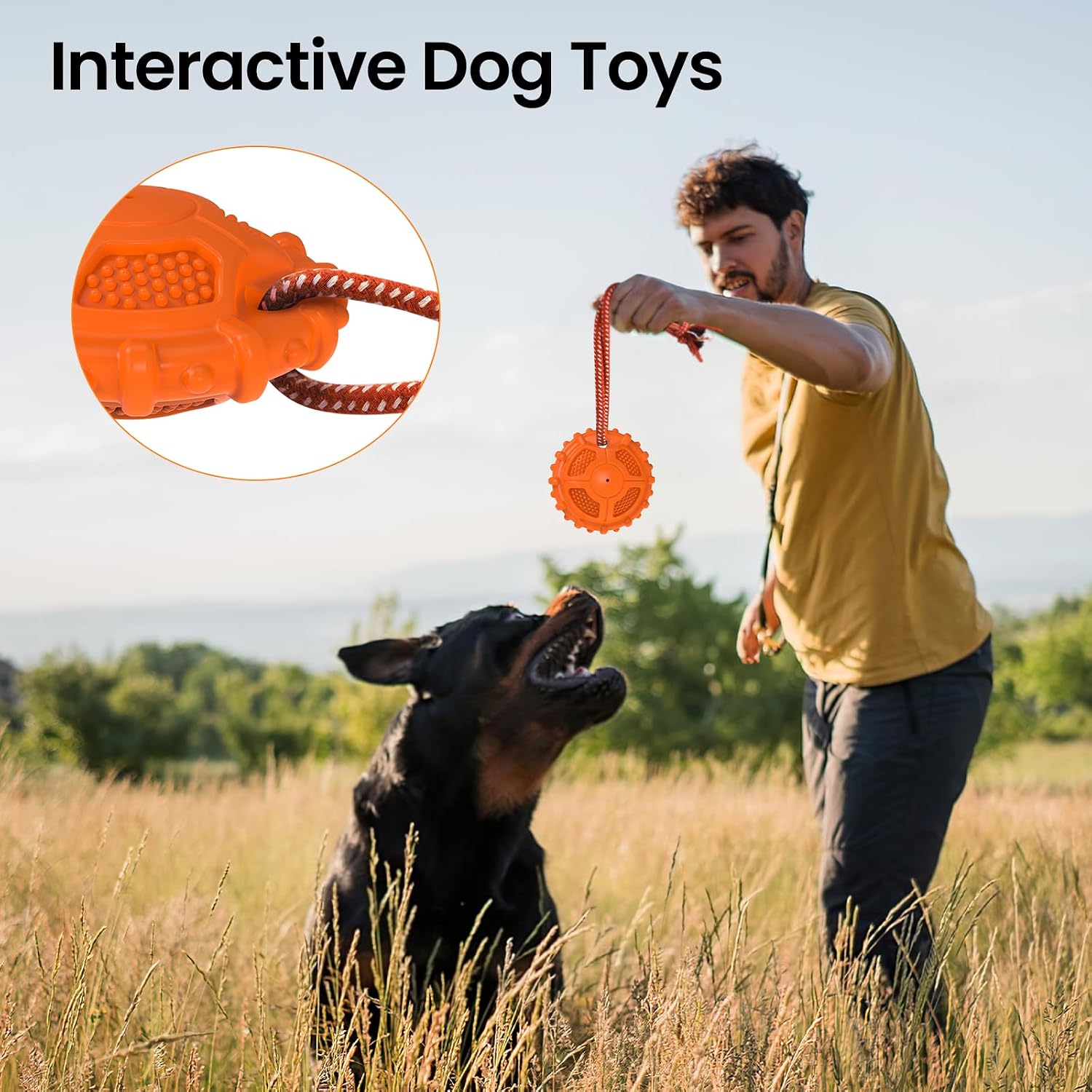 Thumbnail 5 de MASBRILL Indestructible Squeaky Dog Toy