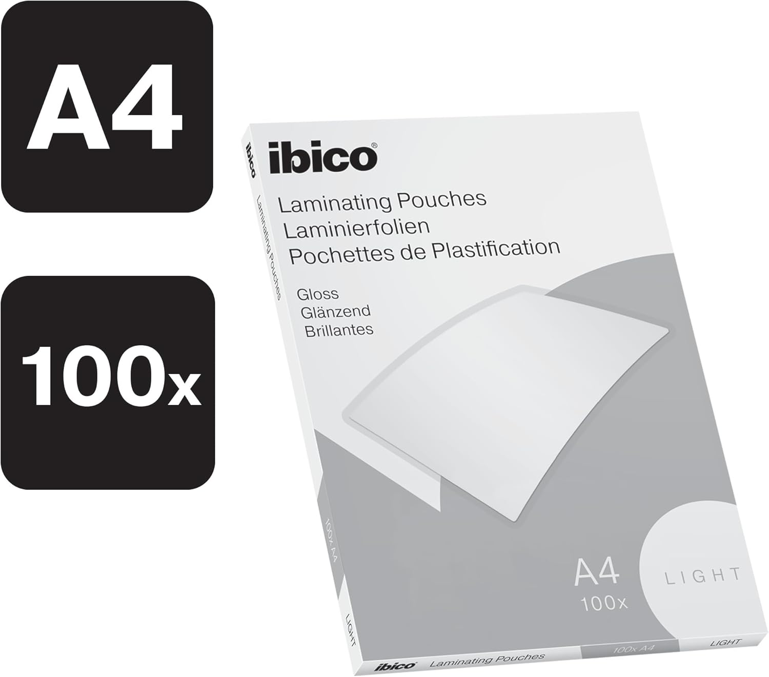 Thumbnail 1 de Ibico Basics Pochettes plastification 100 📁