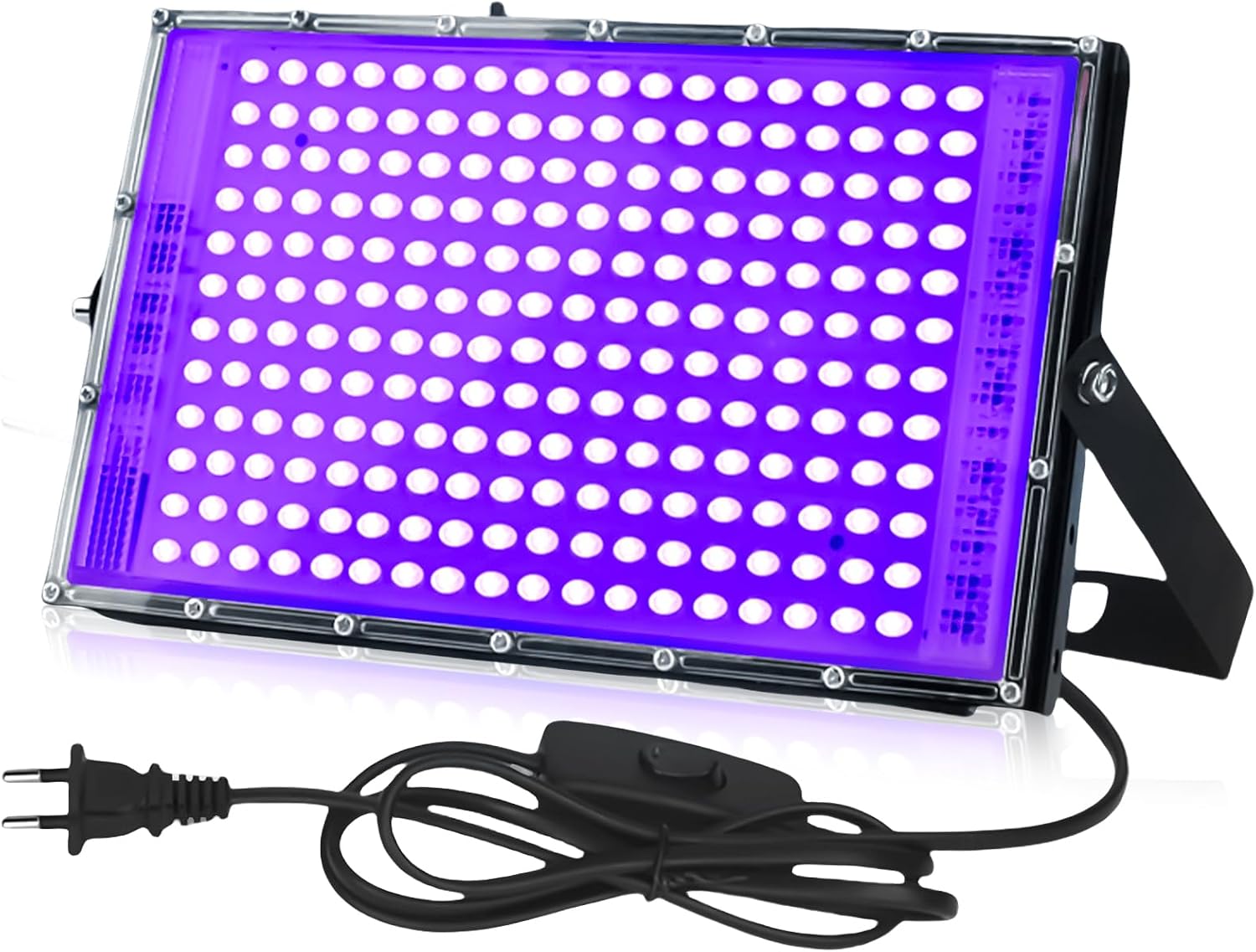 Detalle de BAIFULAI WK743-ZWXD-1P UV-zwartlichtschijnwerper 200 W met 216 leds