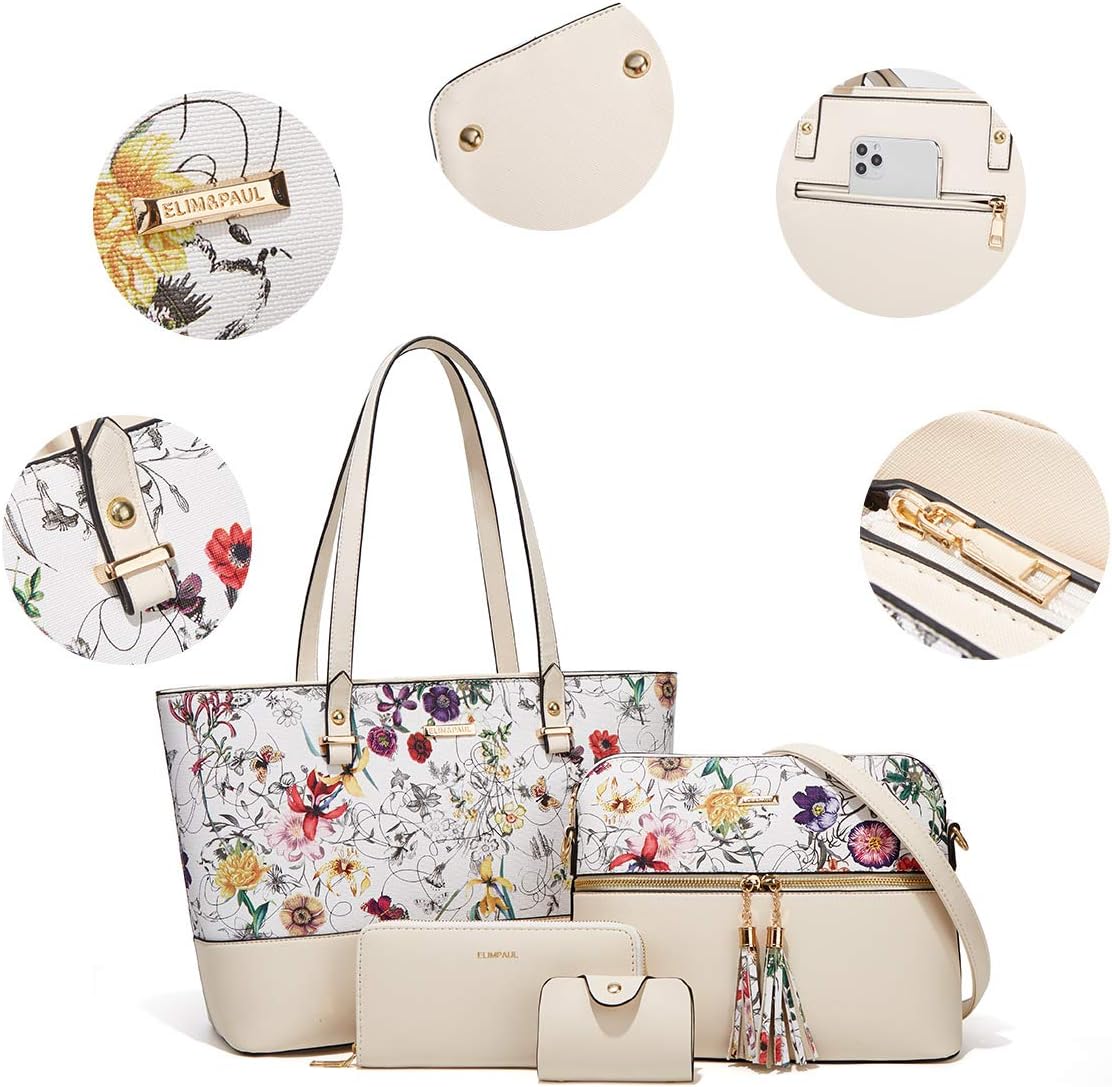 Thumbnail 4 de YTL Damen Handtasche Groß Tote Shopper 4-teilig