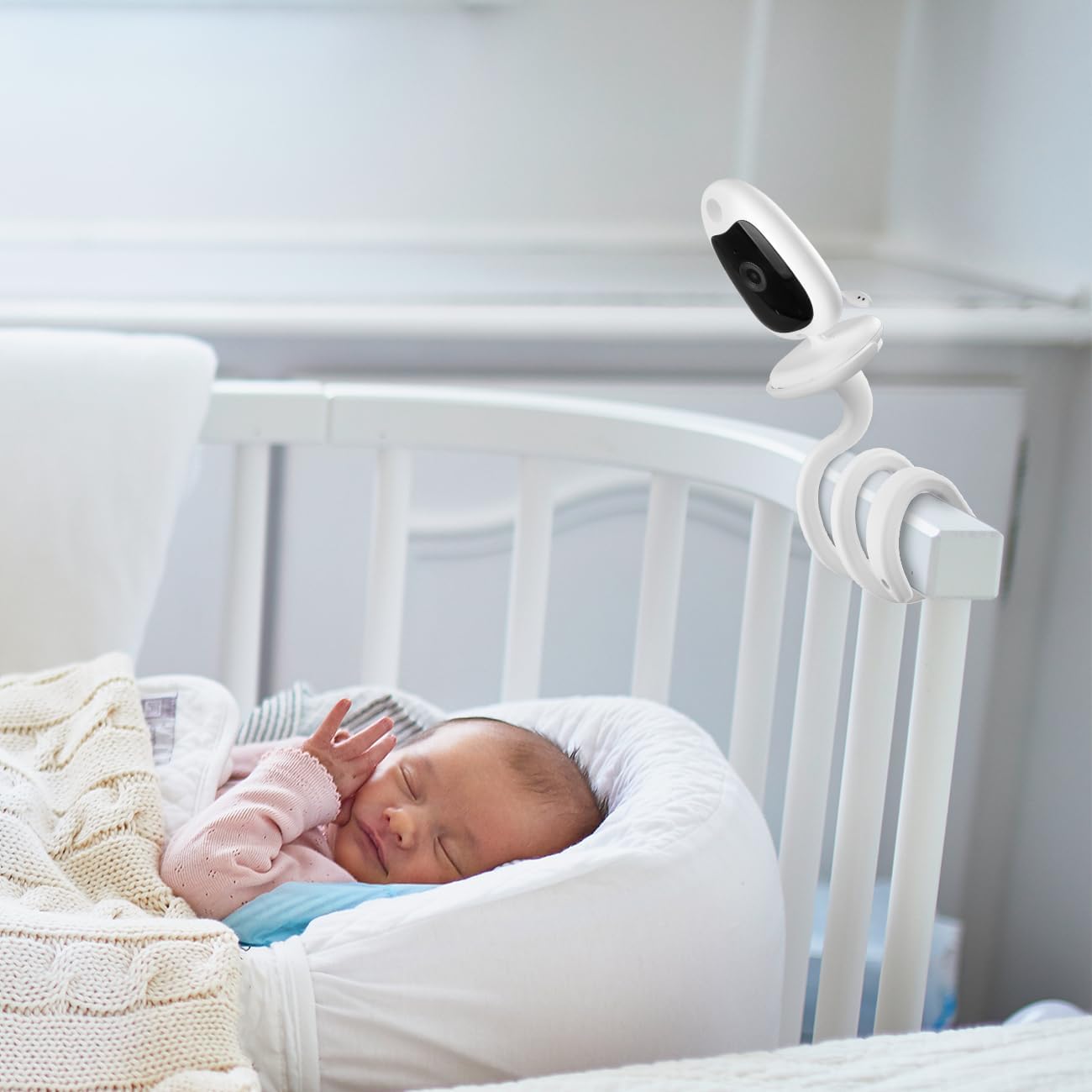 Thumbnail 5 de HOLACA Halterung für BOIFUN VB610 – Flexible, bohrfreie Befestigung am Wiegenbett