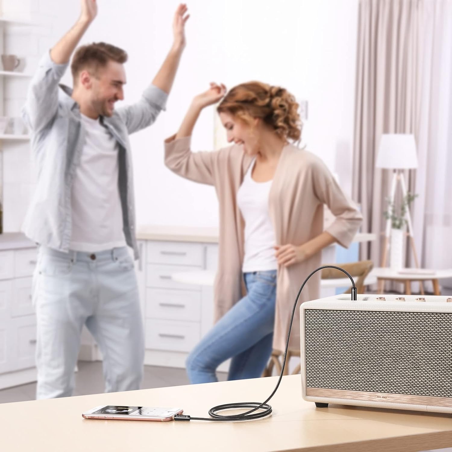 Thumbnail 5 de Syncwire 3,5 mm Audio Kabel Nylon Geflochten 1M Klinke auf Klinke