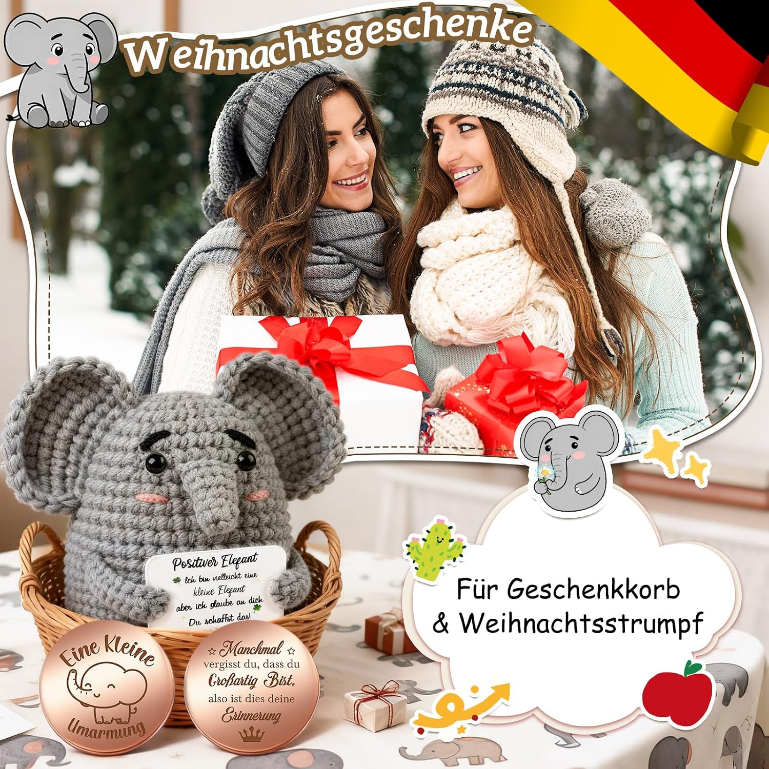 Detalle 2 de Giftota Pocket Hug Elefant