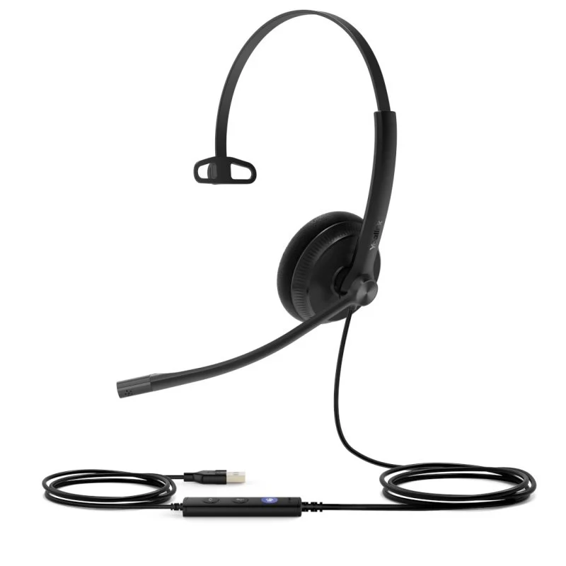 Detalle de Yealink UH34 Lite Mono: auricular UC ligero y cómodo para uso diario