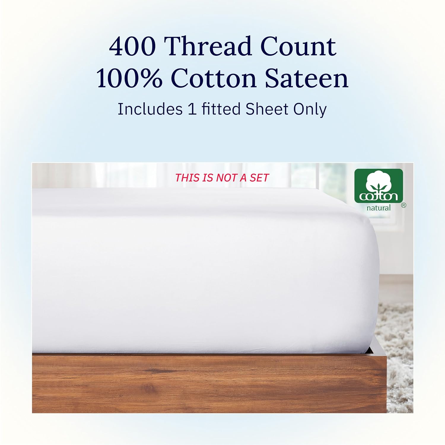 Thumbnail 4 de California Design Den King Fitted Sheet