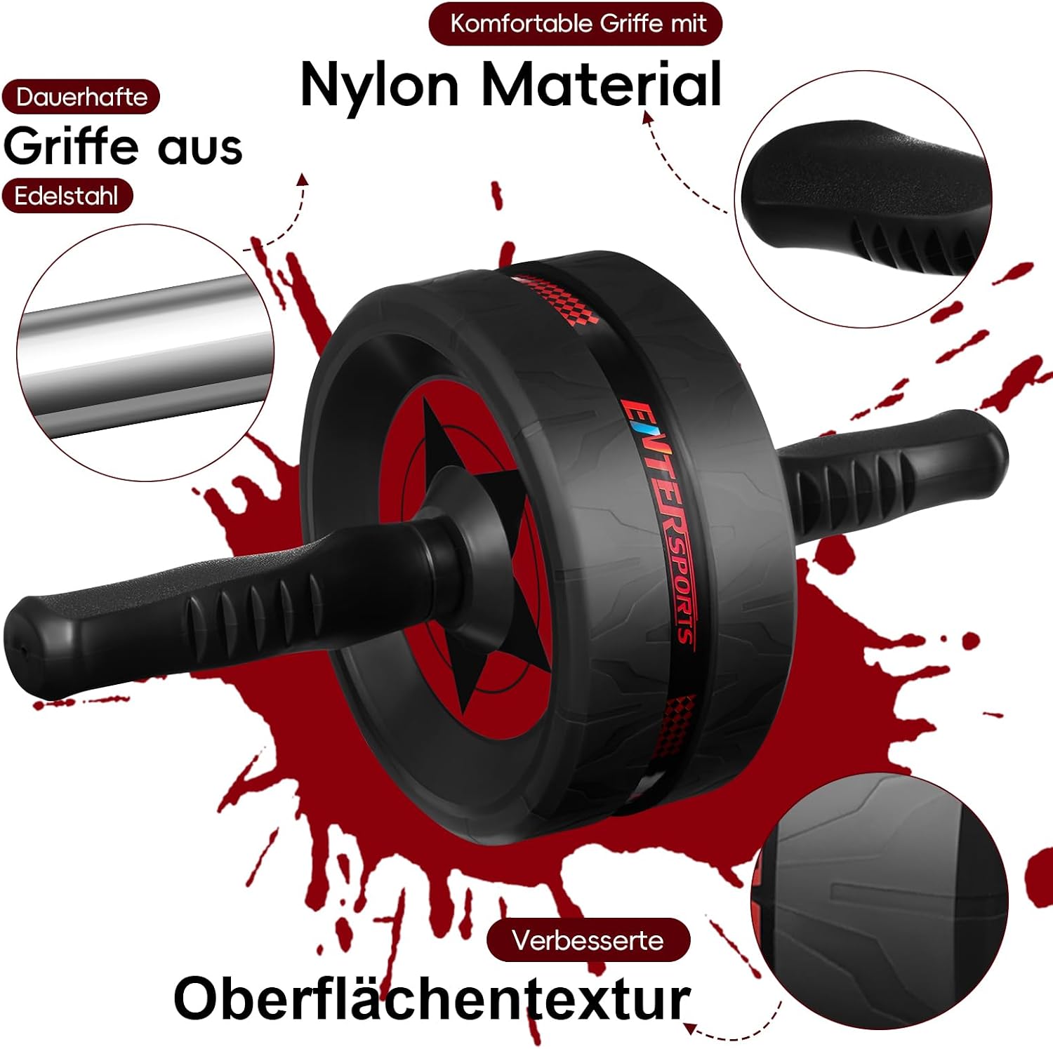 Thumbnail 3 de EnterSports Bauchroller Bauchmuskeltrainer 272 kg Tragfähigkeit