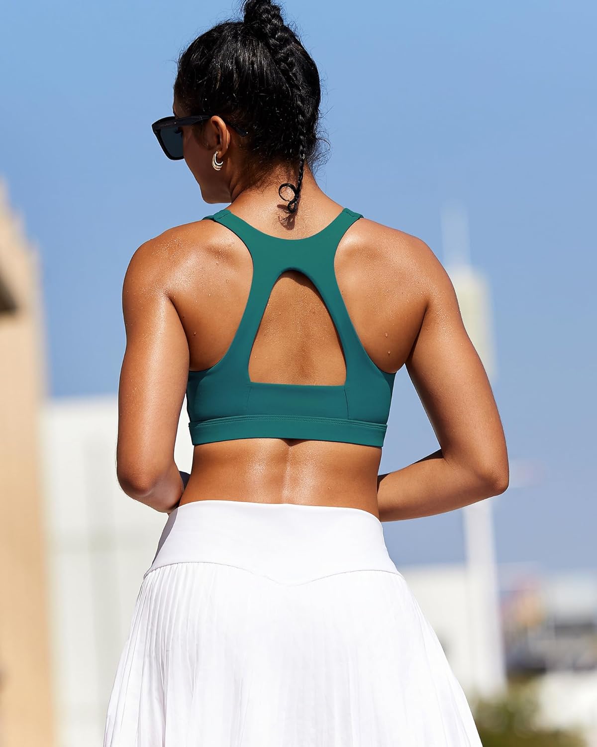 Thumbnail 2 de Running Girl High Support Sports Bra for Women (Racerback, Molded Cups, Sewn-In Pads)