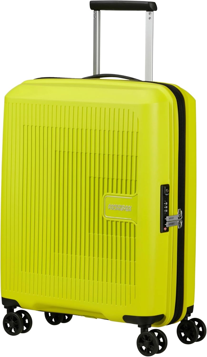 Detalle de American Tourister Aerostep Spinner S Expandable 55cm Carry-On (Green, Light Lime)