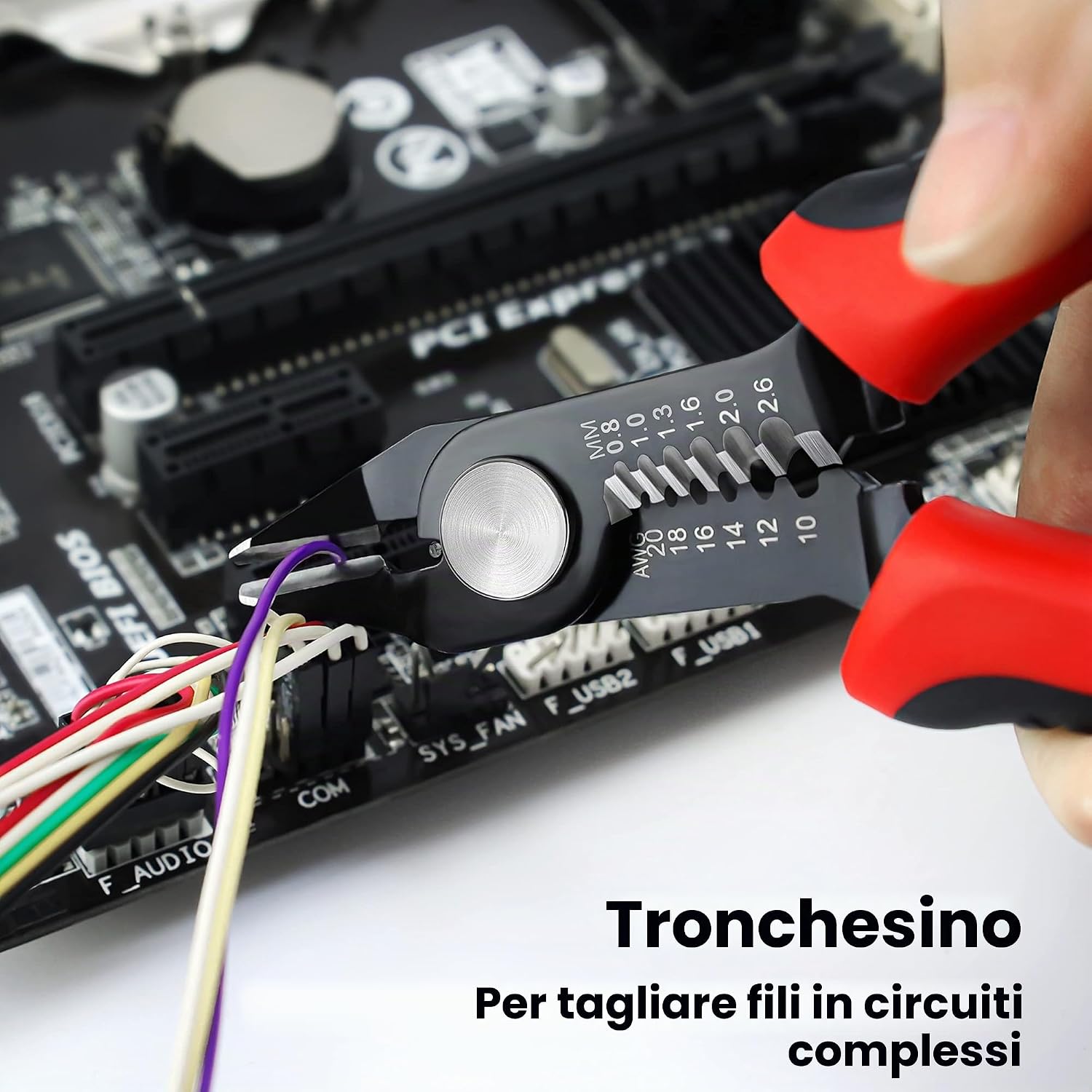 Thumbnail 1 de KAIWEETS 2 in 1 Pinza da Taglio Diagonale 20 AWG
