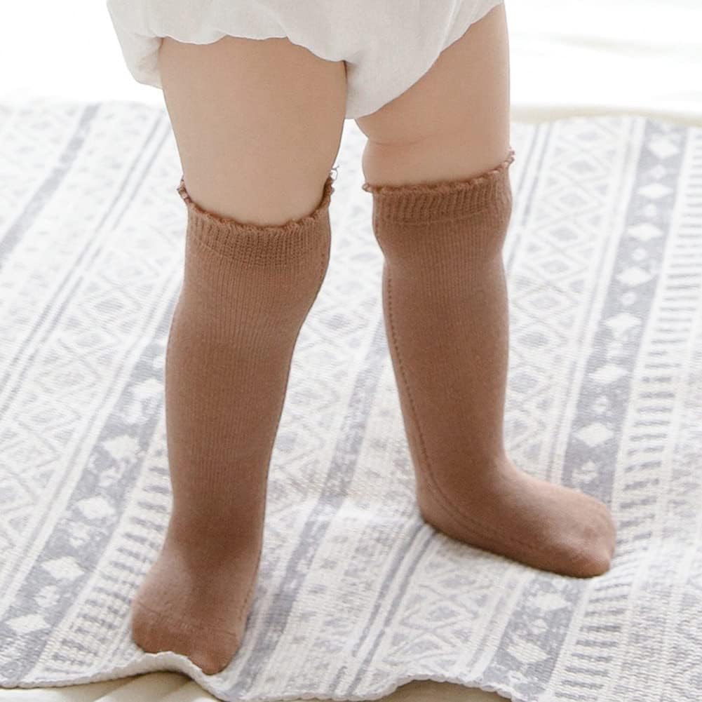 Thumbnail 4 de imKutie Newborn Baby Girls Knee High Socks – Breathable Cotton Knit Stockings (0–24 Months)