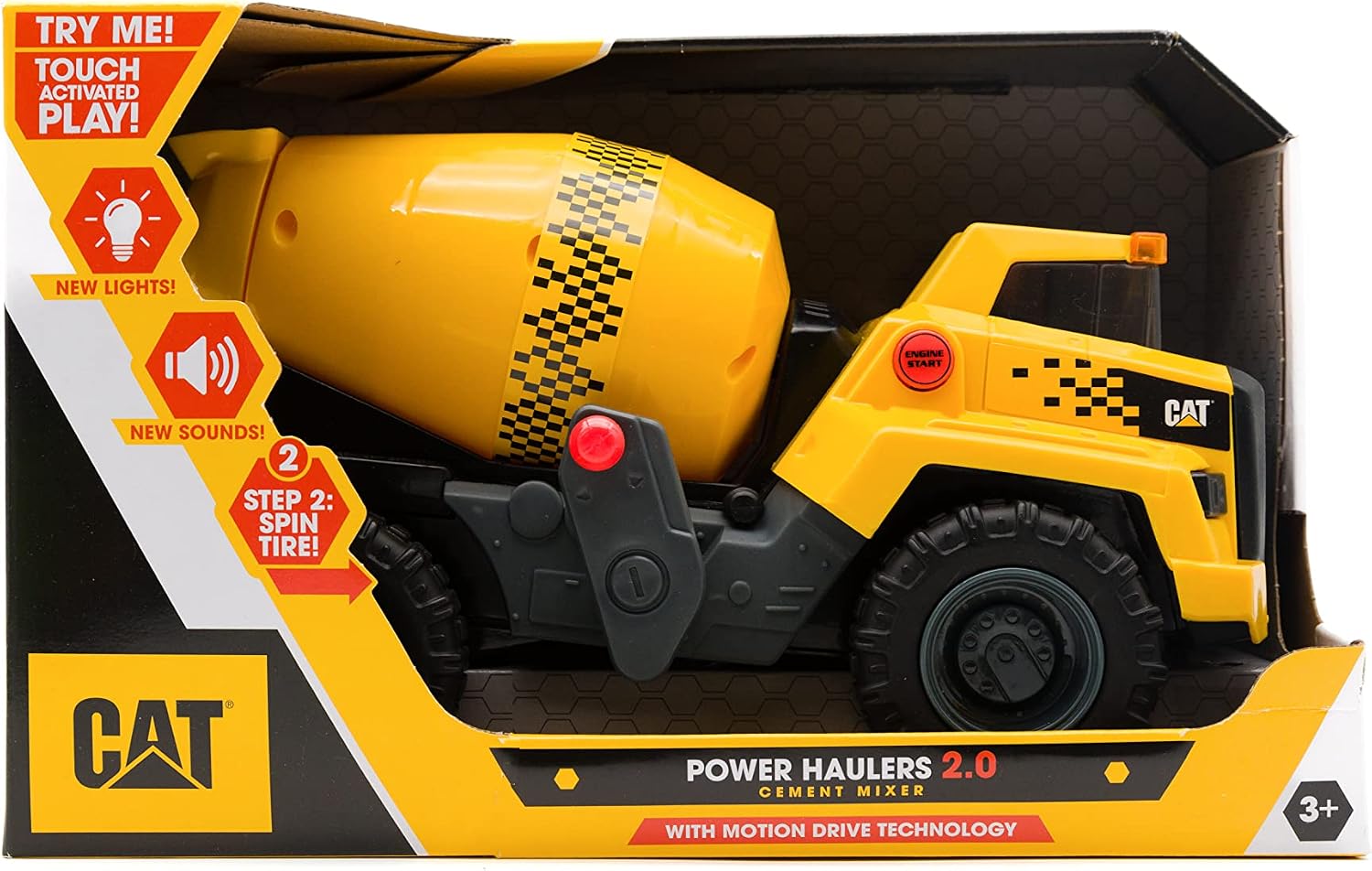 Detalle de Cat Cement Mixer Toy, 11.5-inch