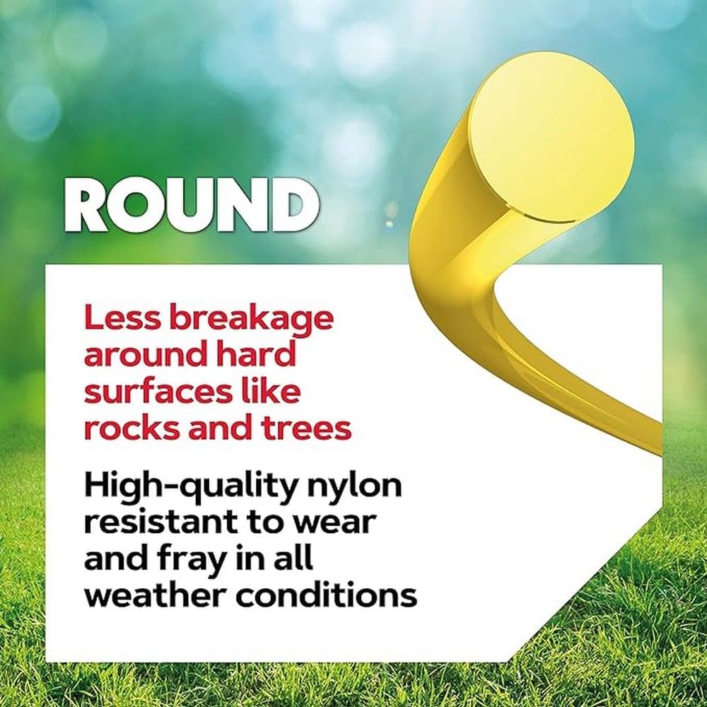 Thumbnail 3 de Oregon Yellow Round 2mm Strimmer Line (2.0mm x 127m) for thick weeds & long grass
