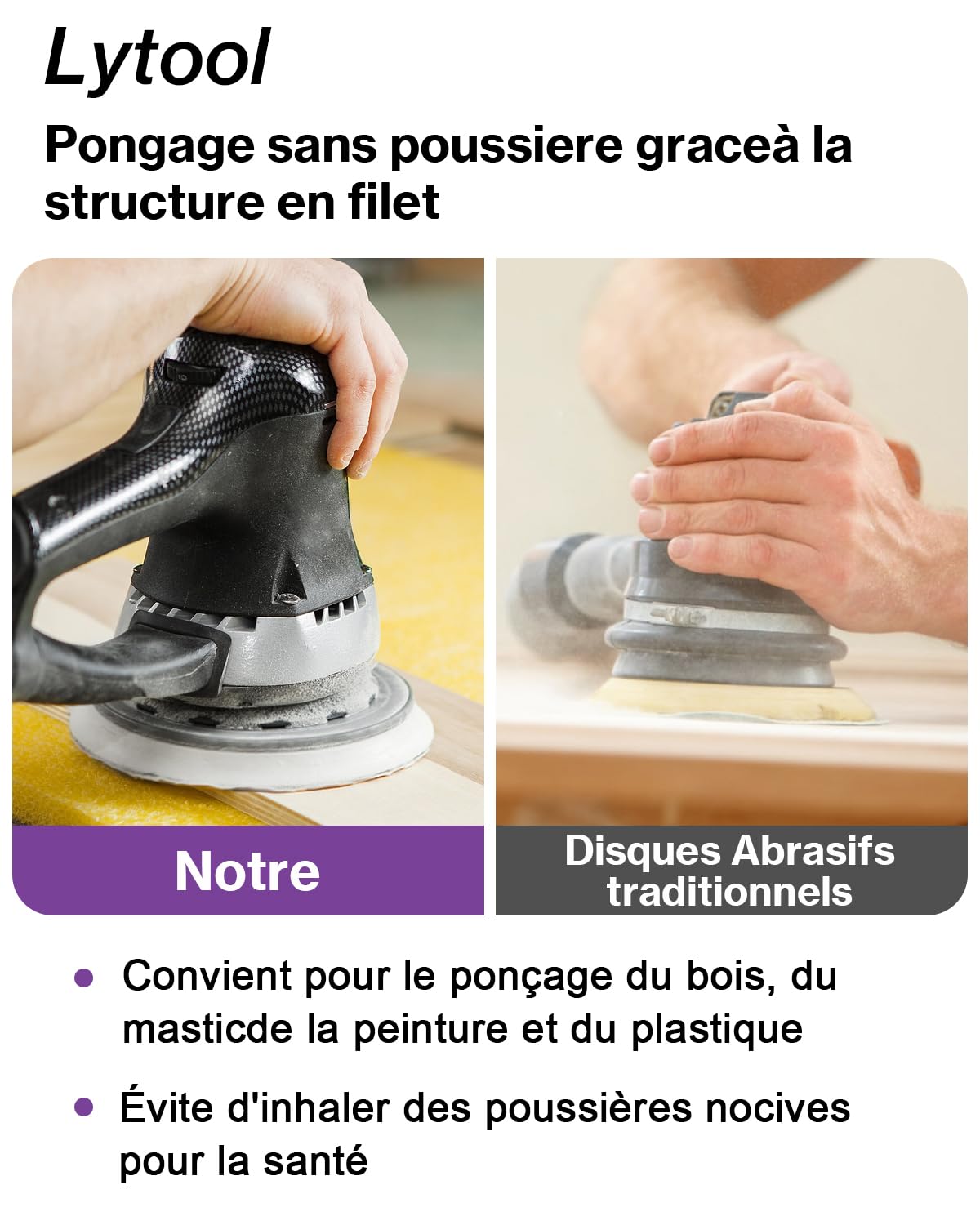 Thumbnail 6 de Lytool Disques abrasifs 150 mm grain 120