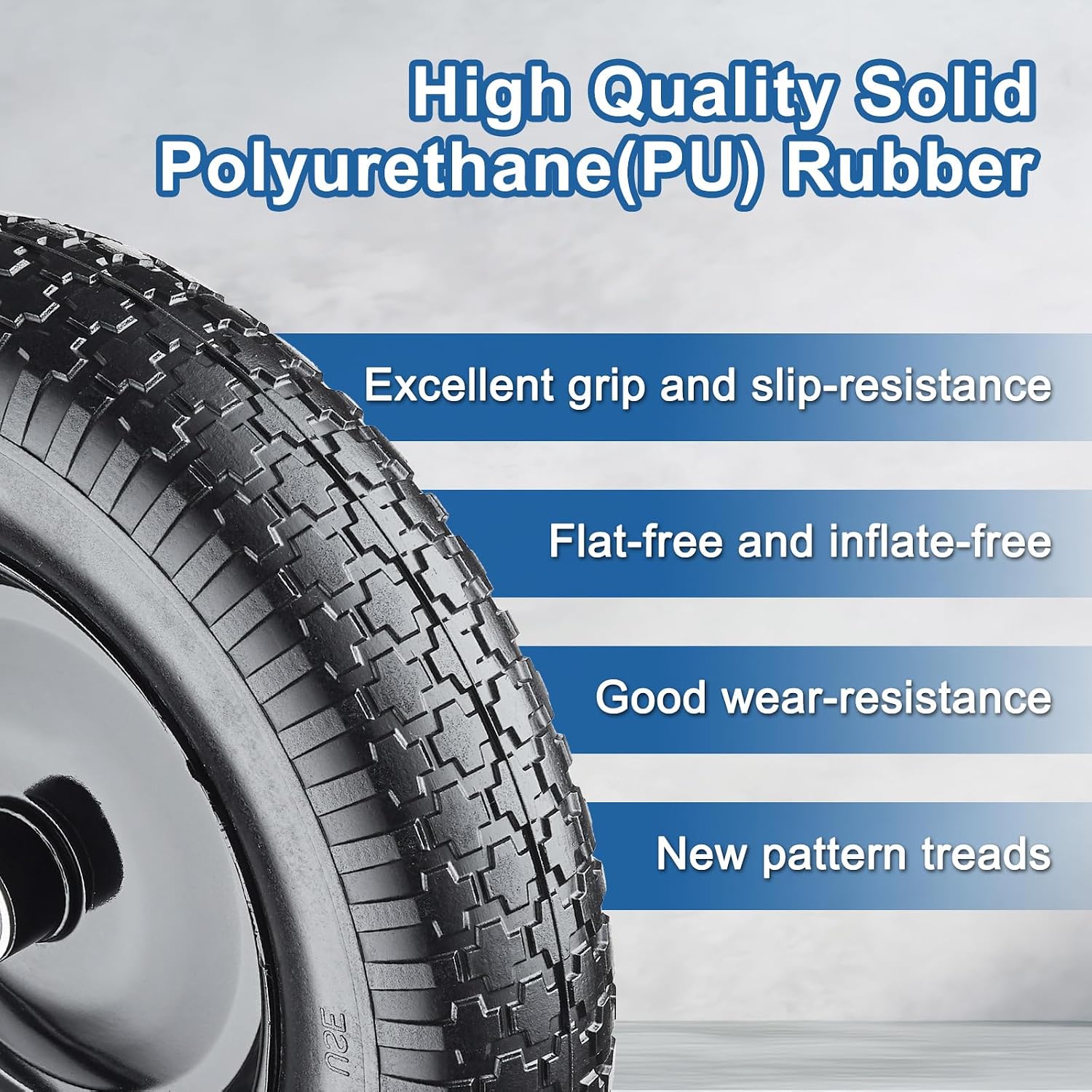 Thumbnail 4 de Cubesprings Wheelbarrow Tire, Polyurethane Foam