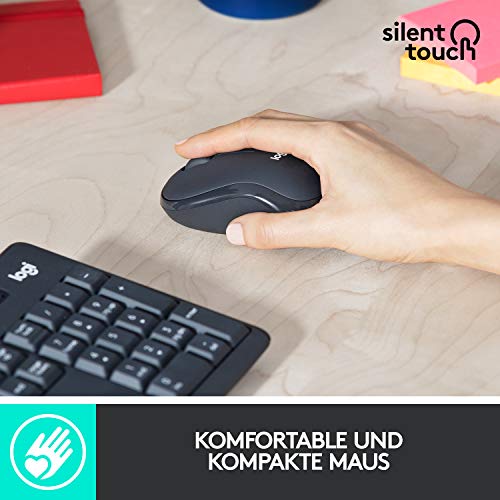 Detalle de Logitech MK295 Silencioso Inalámbrico COMBO DEU QWERTZ