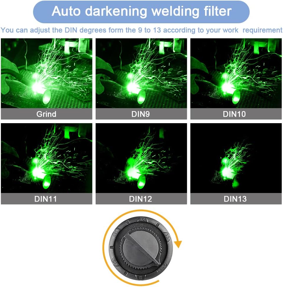 Thumbnail 4 de Welding Helmet Auto Darkening Shade 4/9-13 🛡