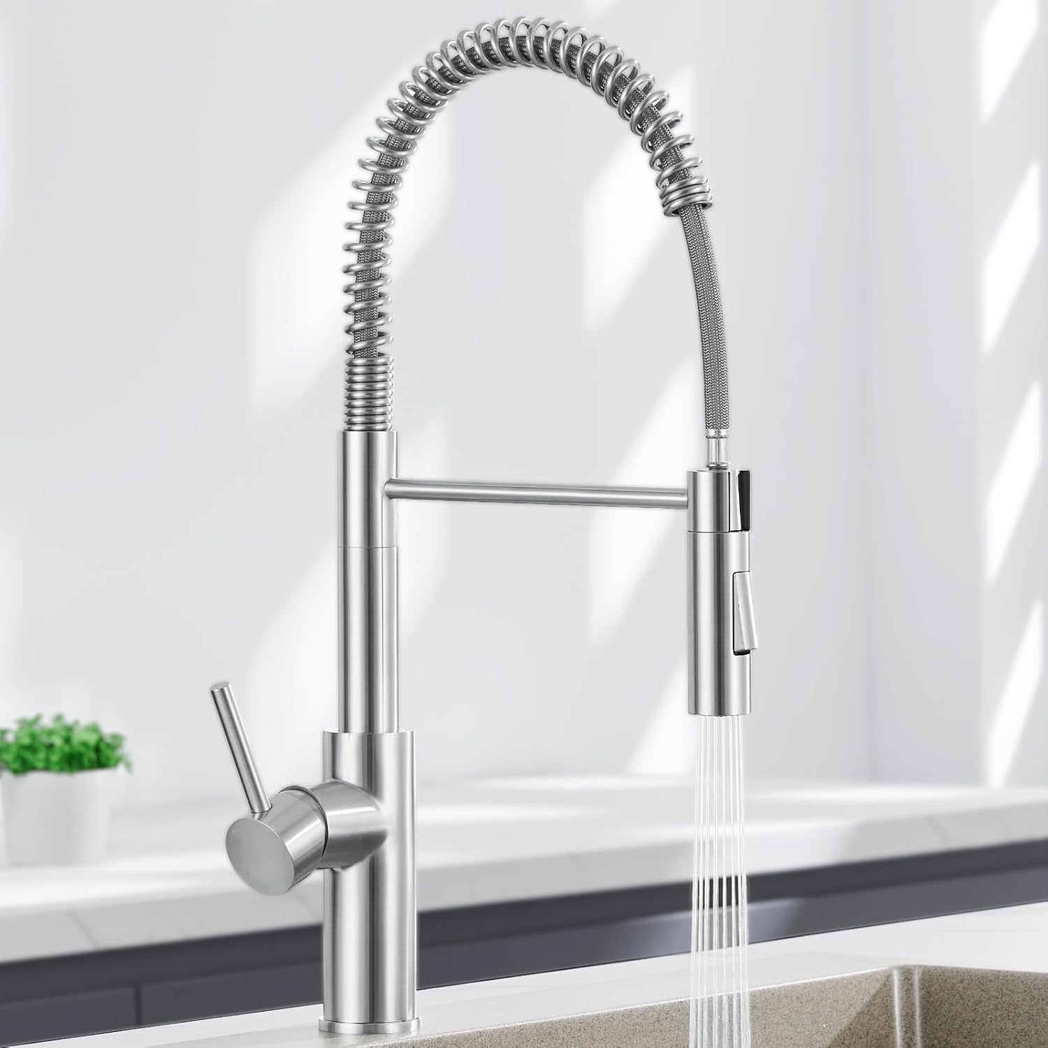 Detalle 2 de CECIPA Rubinetto cucina con doccetta estraibile 360° 🚰